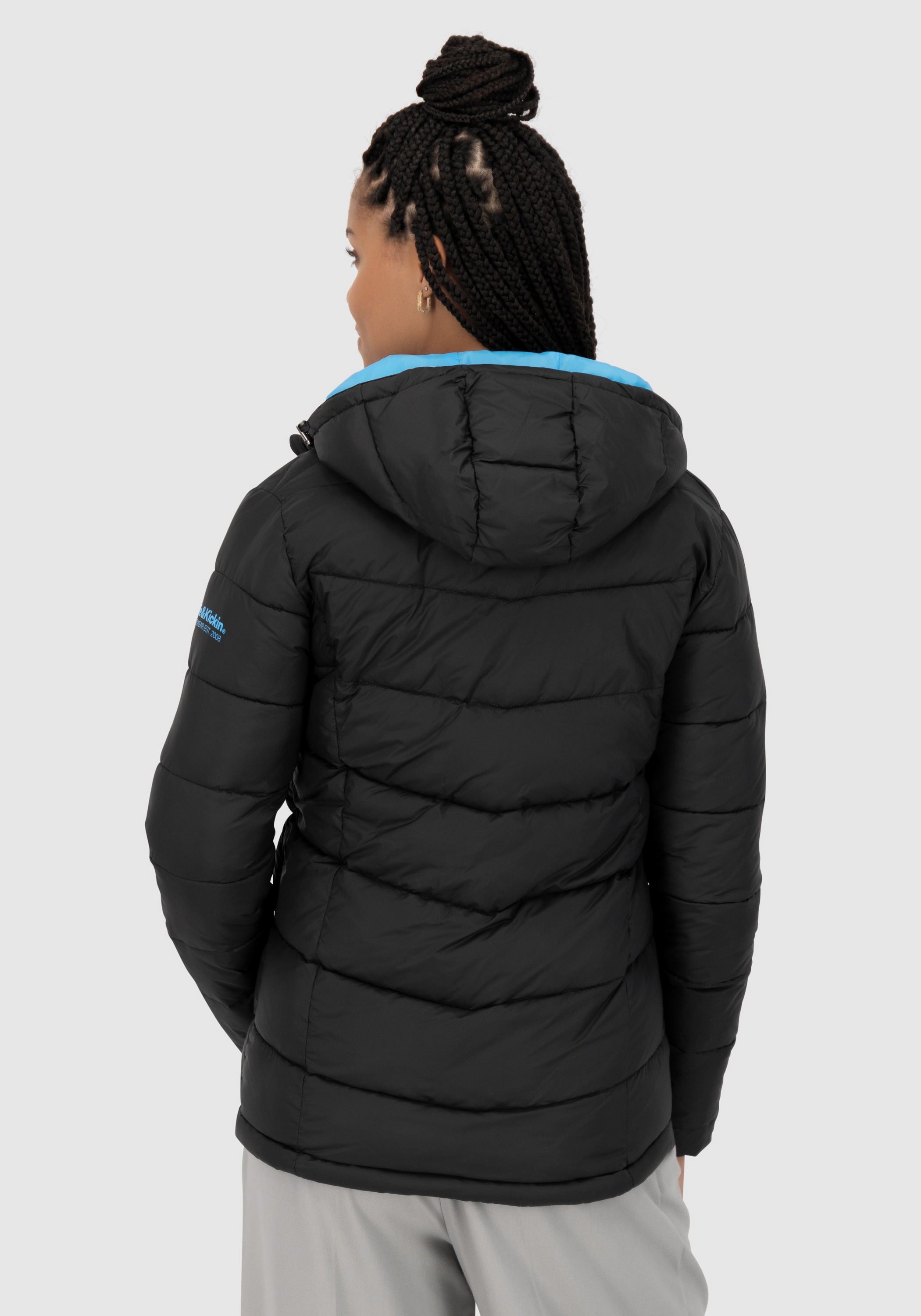 Alife & Kickin Steppjacke »AndriaAK« mit Kapuze leichte, taillierte Übergangsjacke mit breiter Steppung und Kapuze