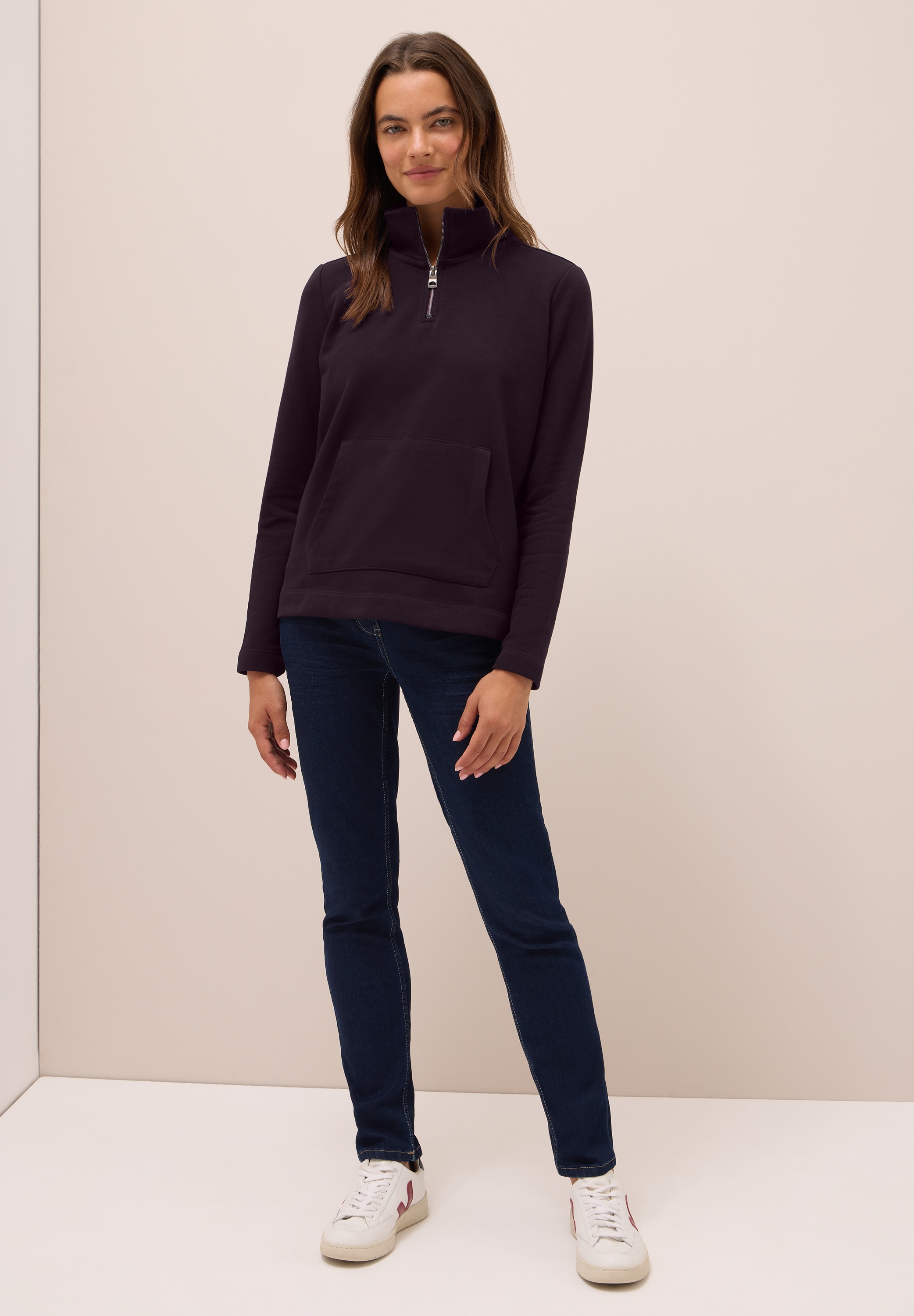 Cecil Sweatshirt, im soften Baumwoll-Mix