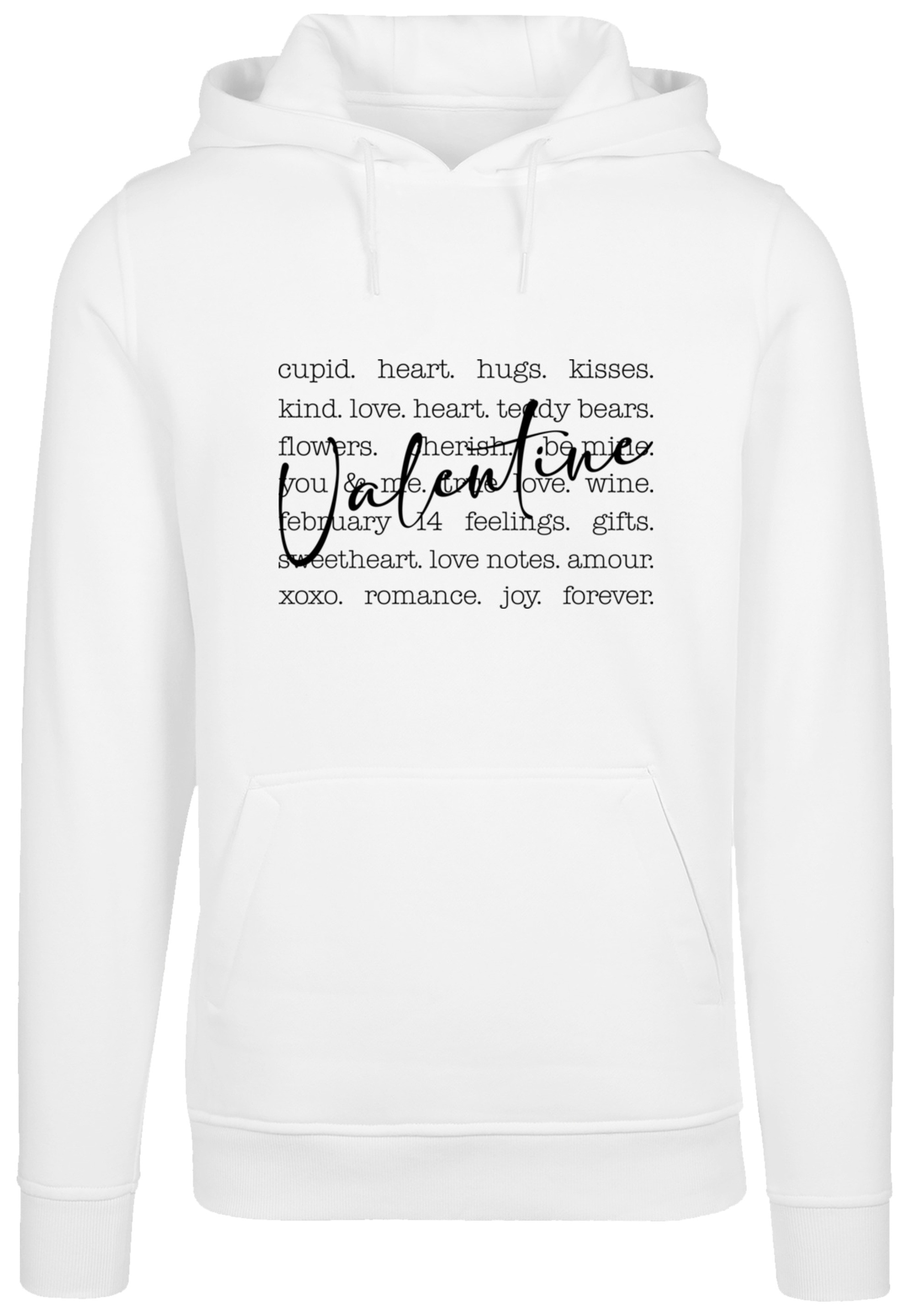 F4NT4STIC Kapuzenpullover »Valentine Herz Hugs Kisses Love Flowers Joy«, Premium Qualität