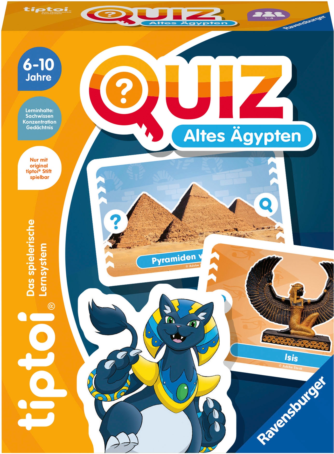 Spiel »tiptoi® Quiz Altes Ägypten«, Made in Europe; FSC® - schützt Wald - weltweit