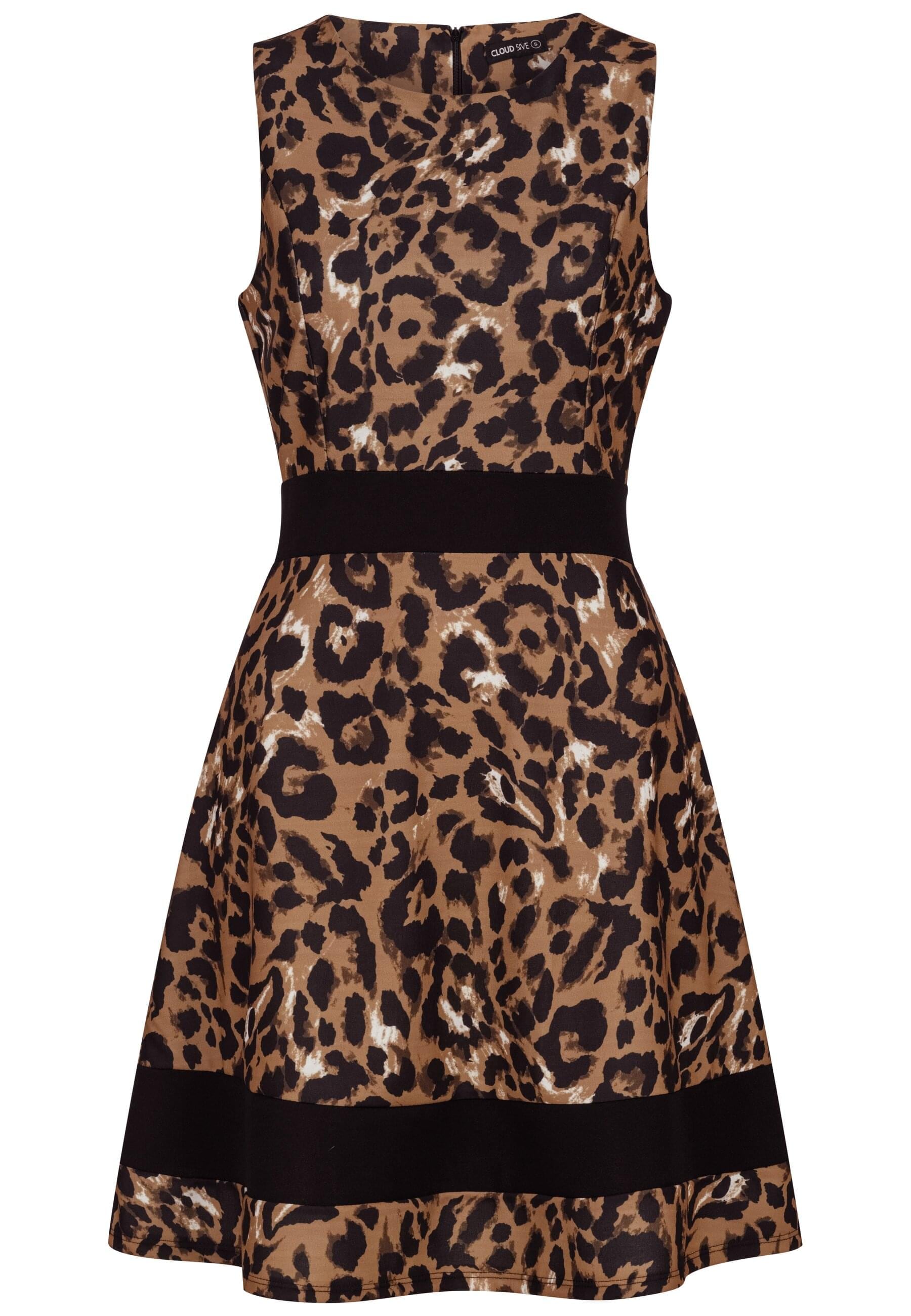CLOUD 5IVE Shirtkleid "CLOUD 5IVE Cloud 5ive Dress with All-Over Leo Print günstig online kaufen