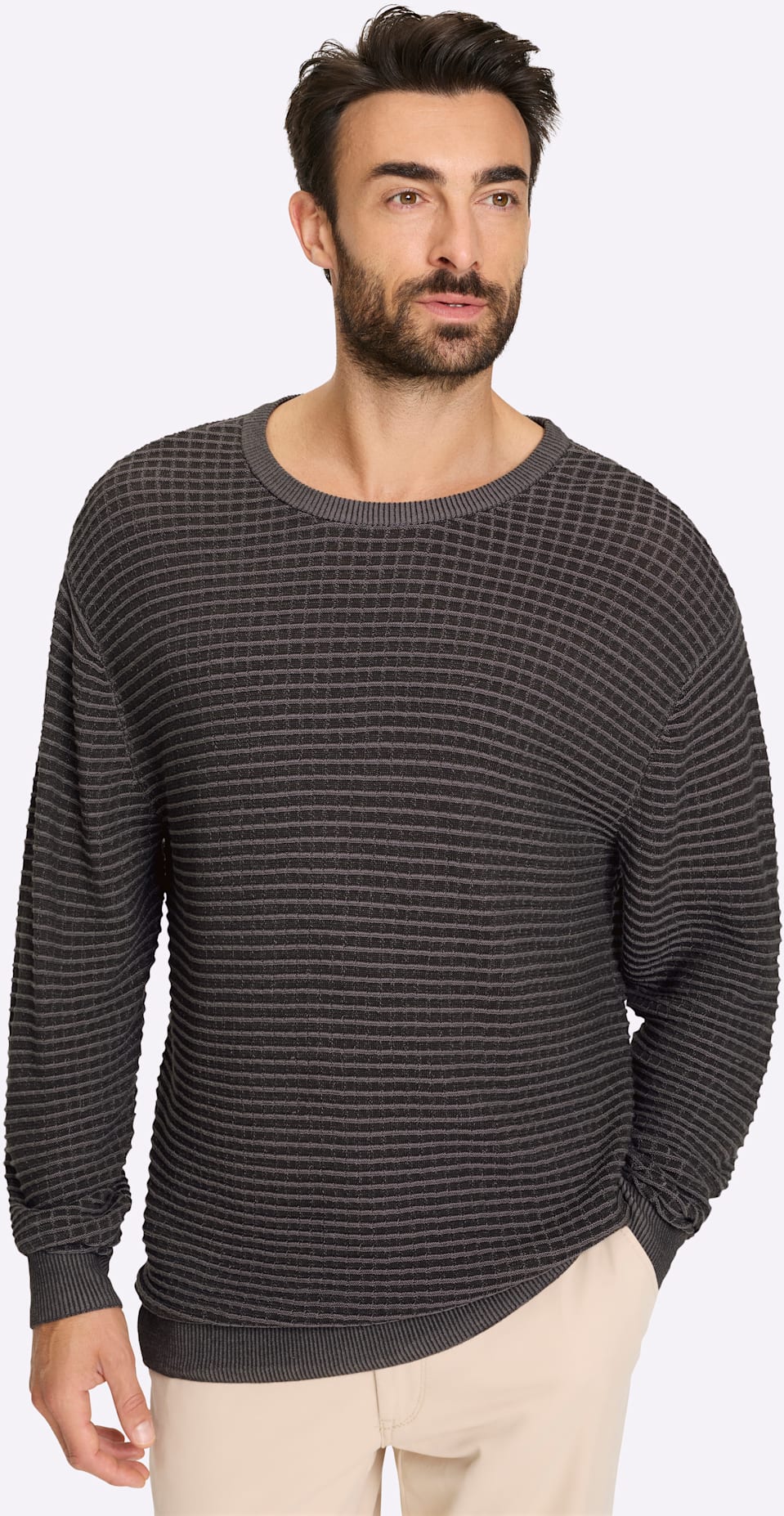 Marco Donati Rundhalspullover "Pullover"
