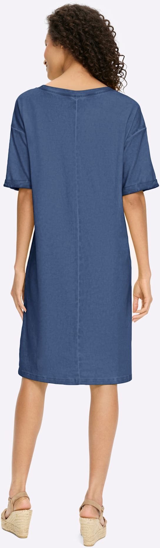 heine Jerseykleid "Jersey-Kleid" Brusttasche günstig online kaufen