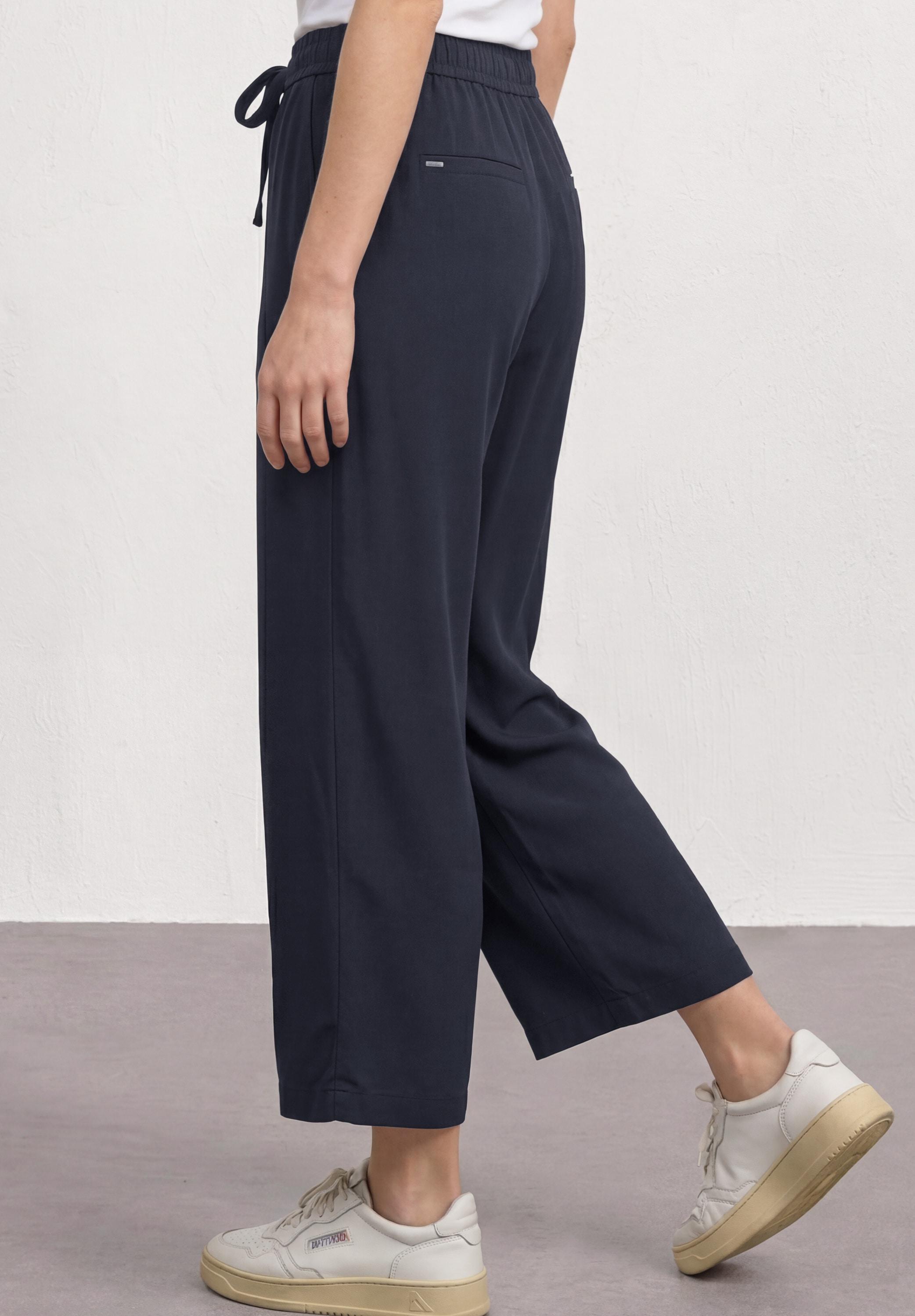 STREET ONE Stoffhose  mit Wide Legs