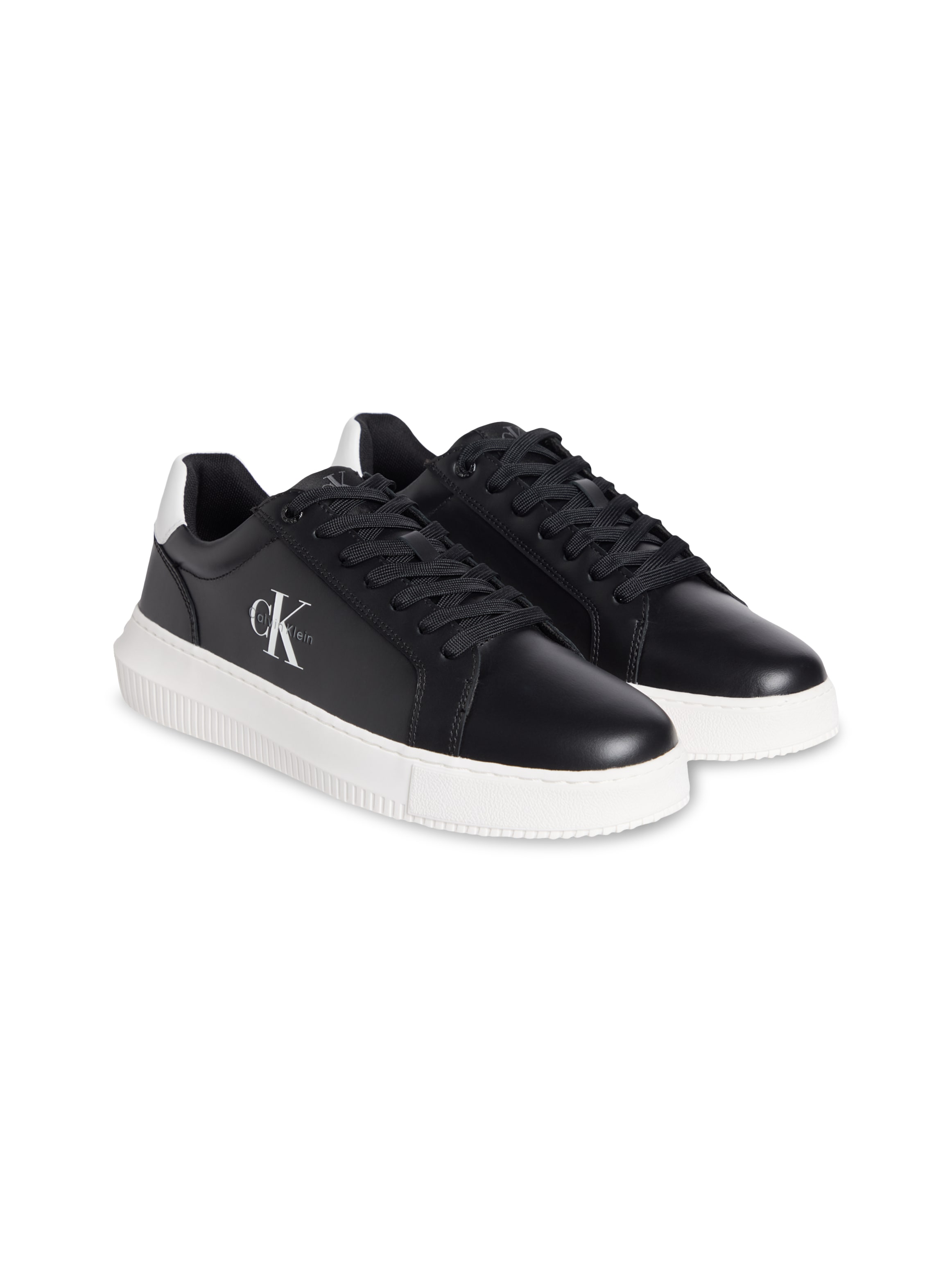 Calvin Klein Jeans Sneaker "CHUNKY CUPSOLE MONO LTH", Schnürschuh, Halbschu günstig online kaufen