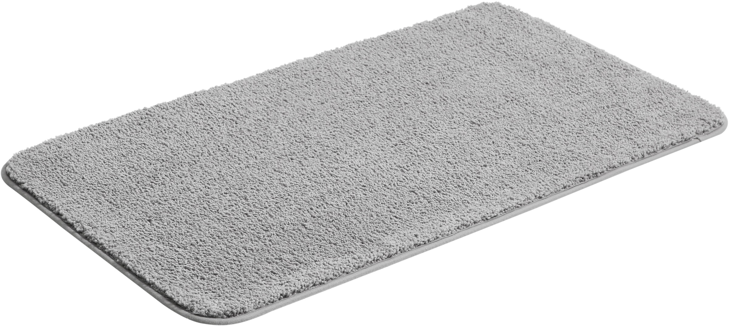 my home Badematte »Regona, Badteppich, Badvorleger, Badezimmer Teppich«, rutschhemmend beschichtet, fußbodenheizungsgeeignet-schnell trocknend-strapazierfähig, Uni Farben, besonders weich, als rechteckig und halbrund erhältlich