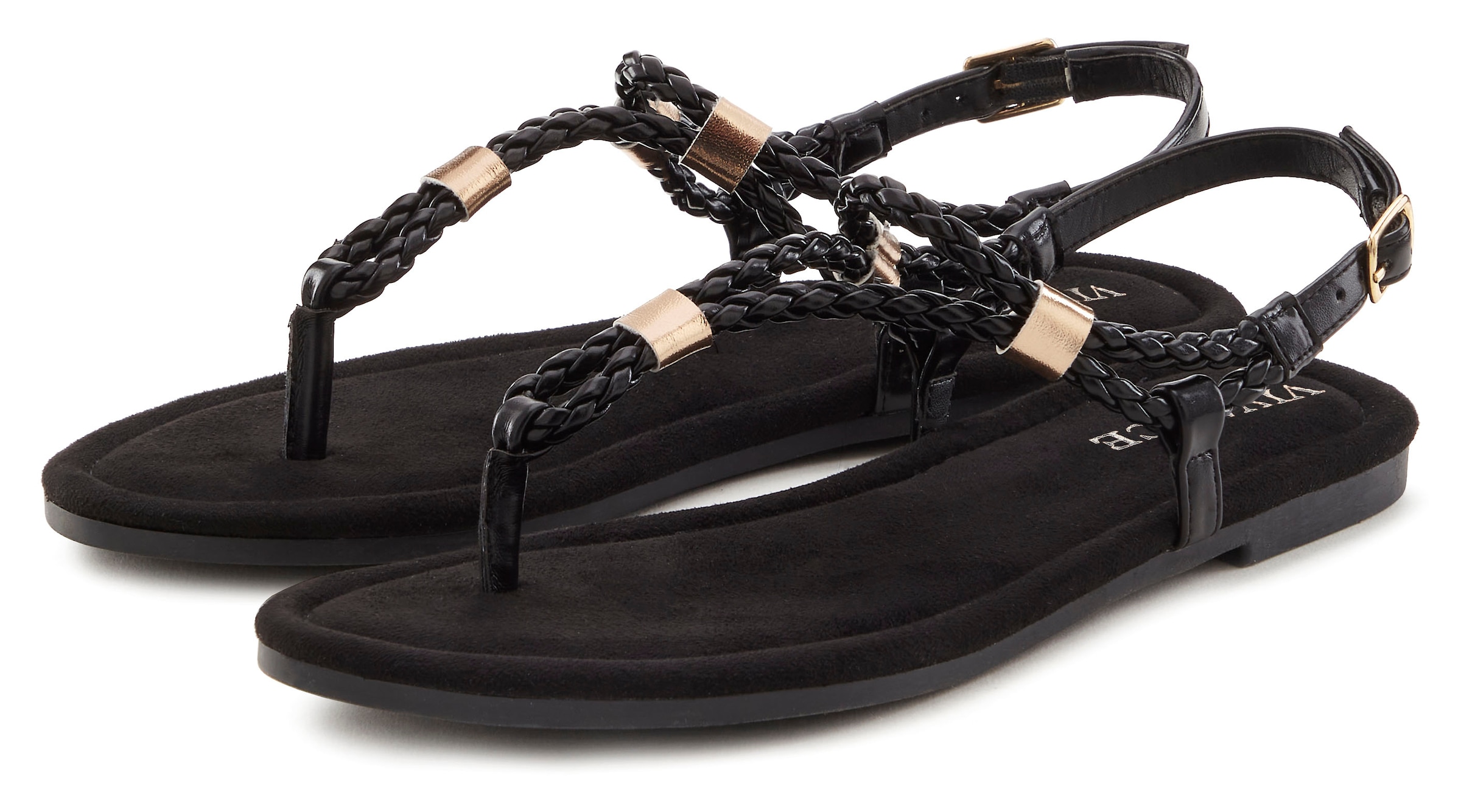Vivance Sandale "Sommerschuh", Zehentrenner, Sommerschuh, Sandalette mit ra günstig online kaufen