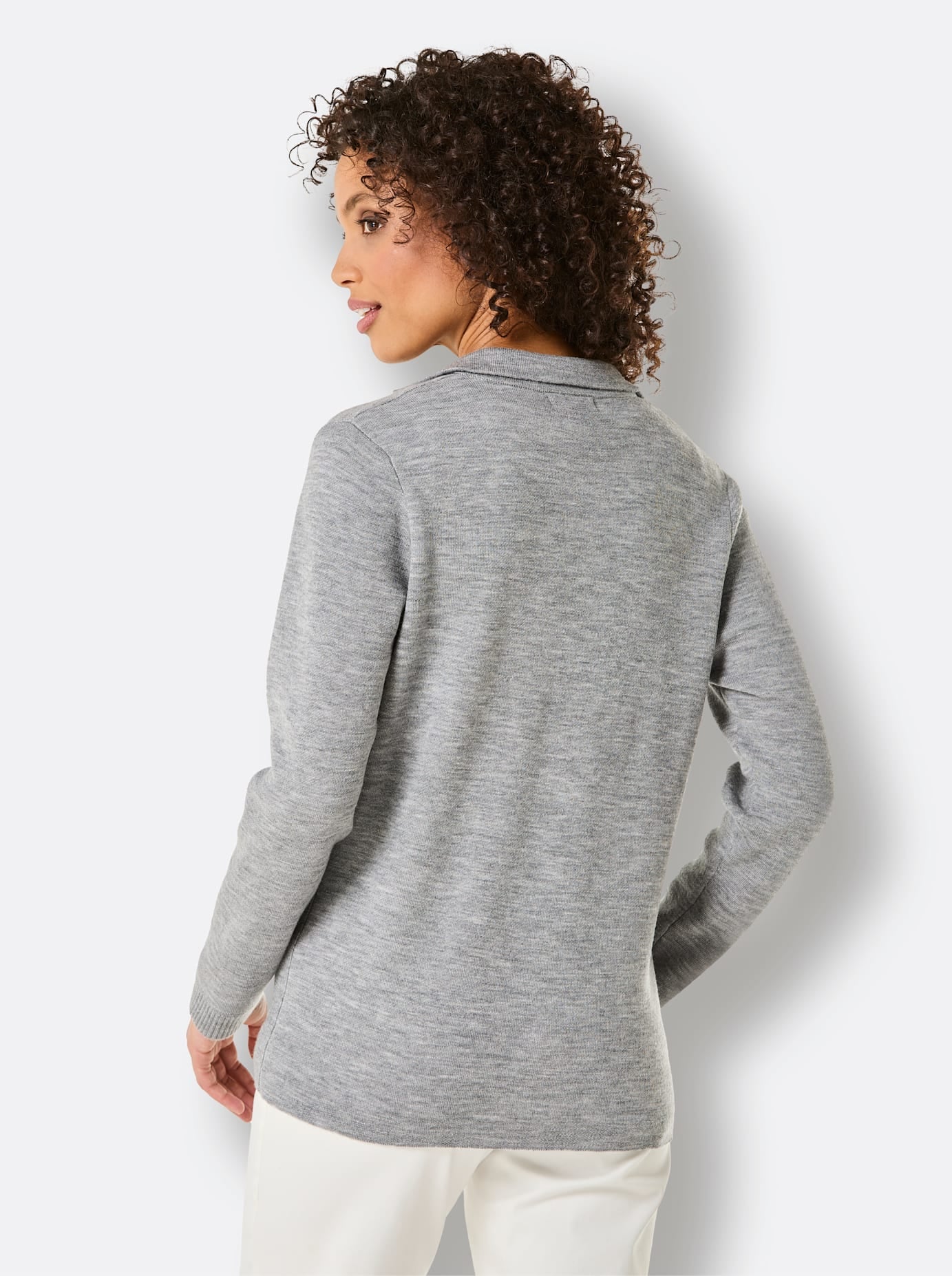 CREATION L PREMIUM Jacquardstrickjacke