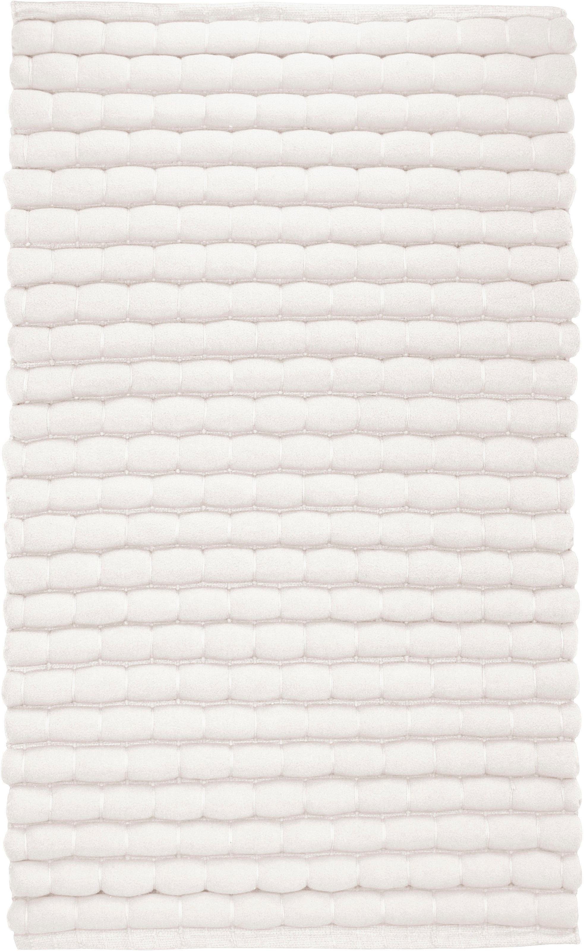 Thumbnail - Kleine Wolke Badematte "Avera" Höhe 50 mm beidseitig nutzbar  fußbodenheizungsgeeignet Badteppich, Uni Farben, handgeweb...