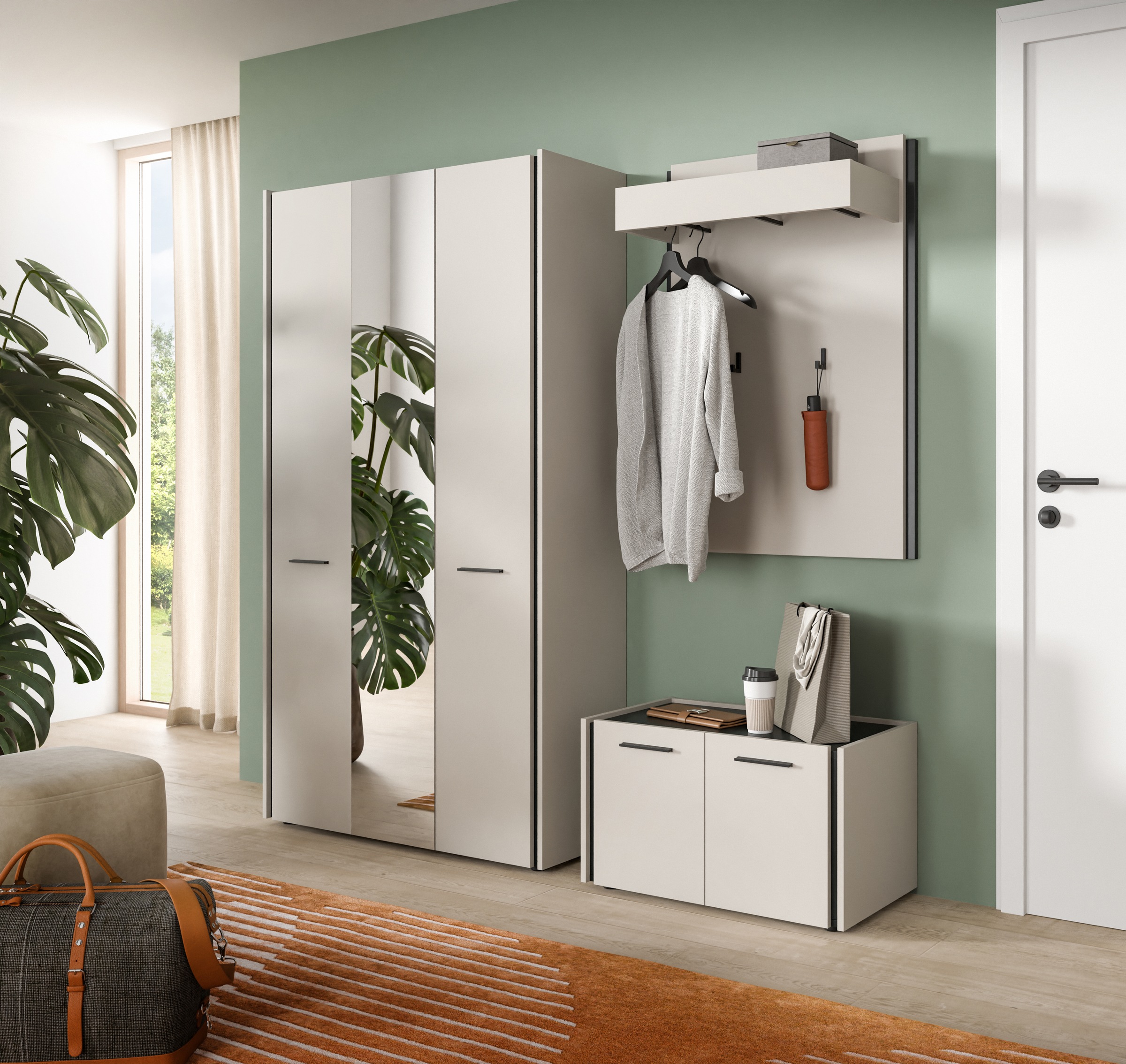 Home affaire Garderoben-Set "RAK, 3-teilige Garderoben-Kombination, Breite günstig online kaufen