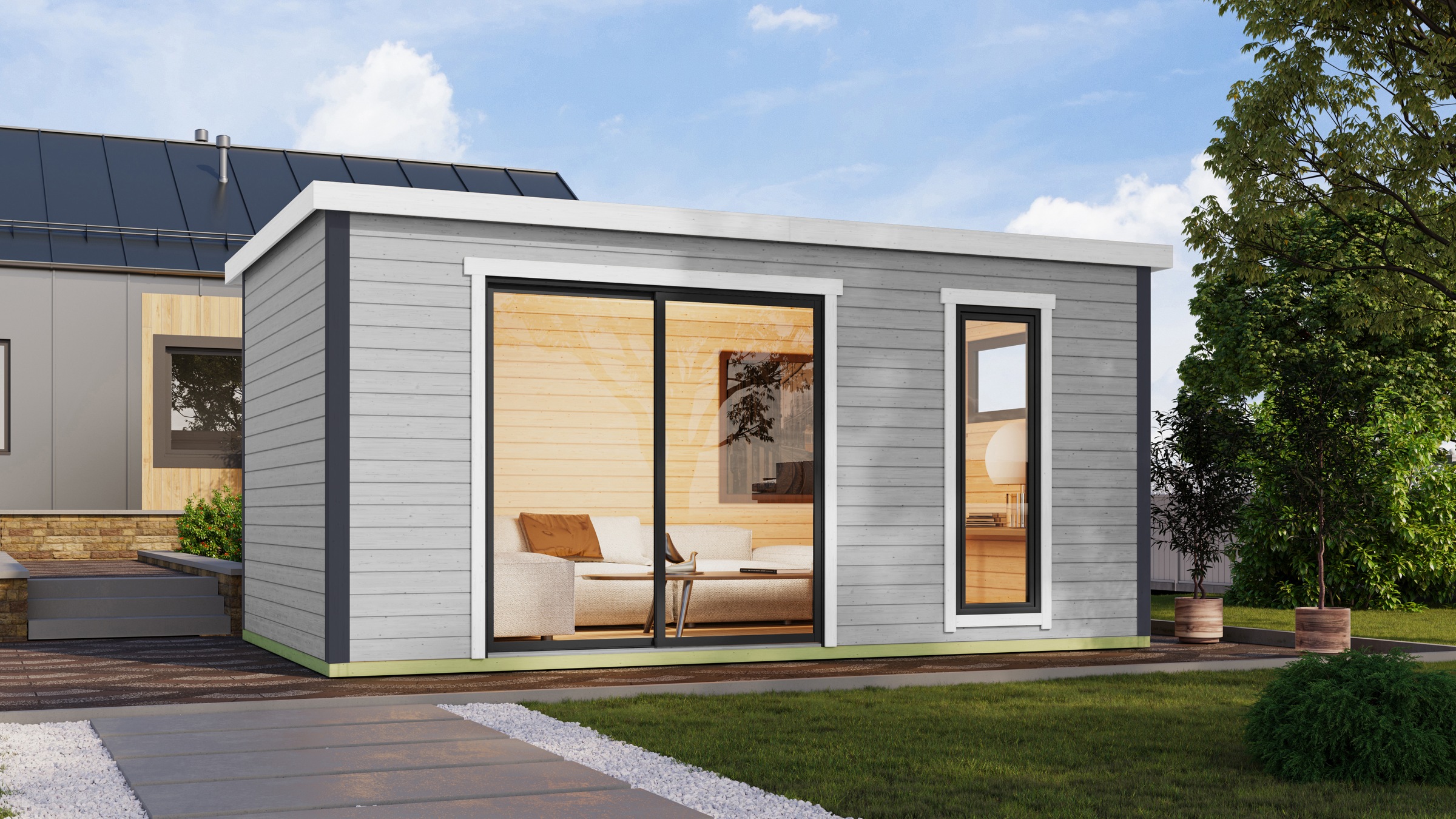 Nordic Holz Gartenhaus "AUSTIN 7" günstig online kaufen