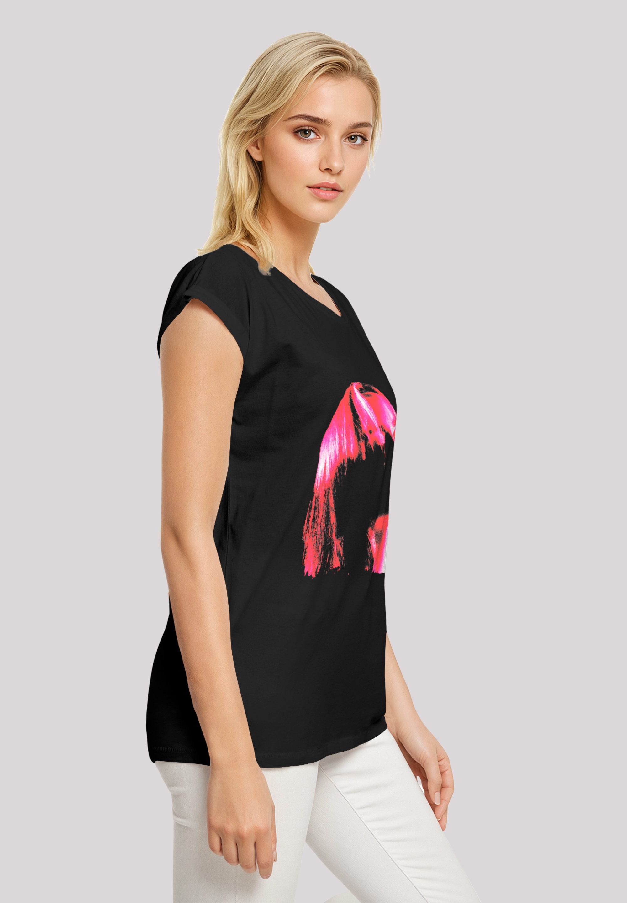 F4NT4STIC T-Shirt »Billie Eilish Pink Face«, Premium Qualität