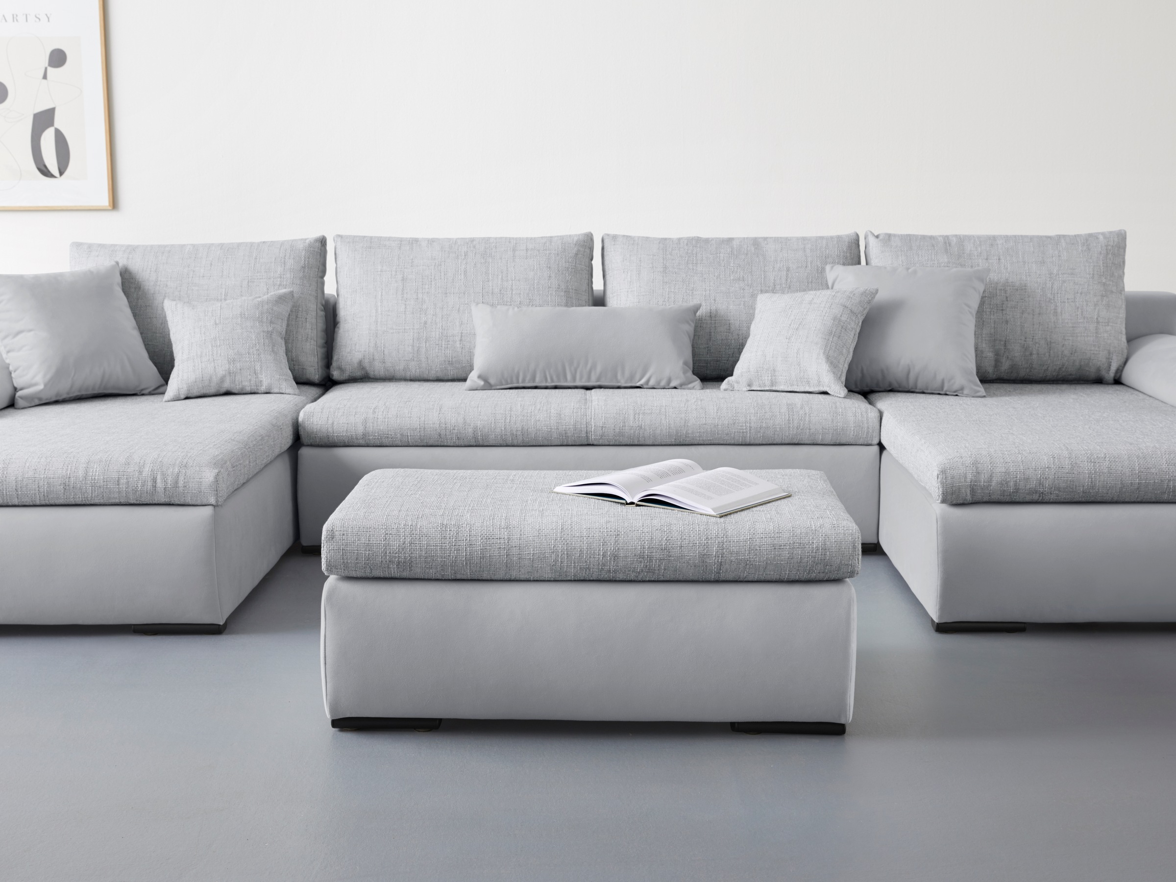 Home affaire Polsterhocker "Win, B: 97 cm - OTTO. Verlässliche Qualität." m günstig online kaufen