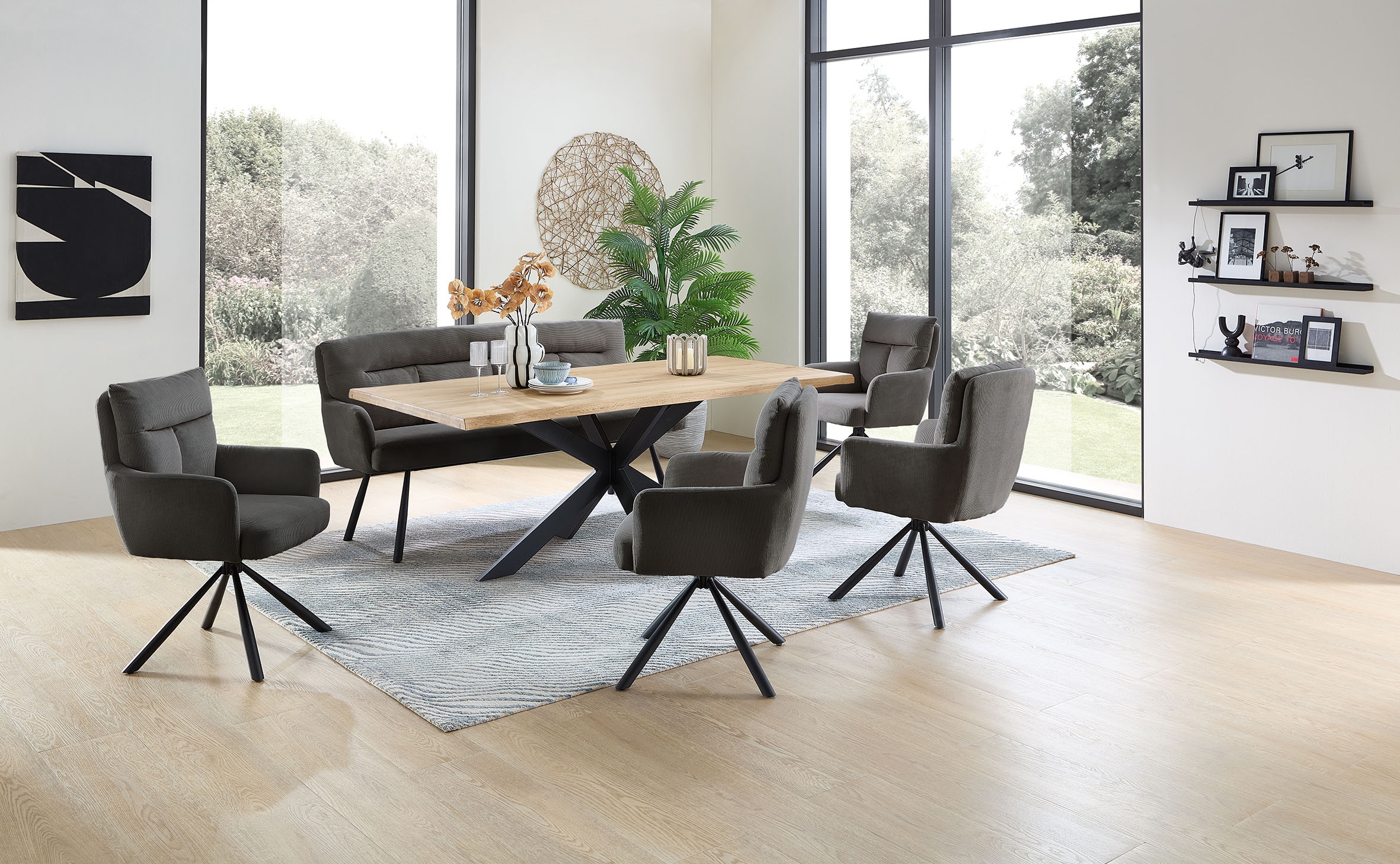 Stolkom Armlehnstuhl »Sofia« (Packung) 1 Stk.180 grad drehbar mit Auto-Return, Federkern im Sitz