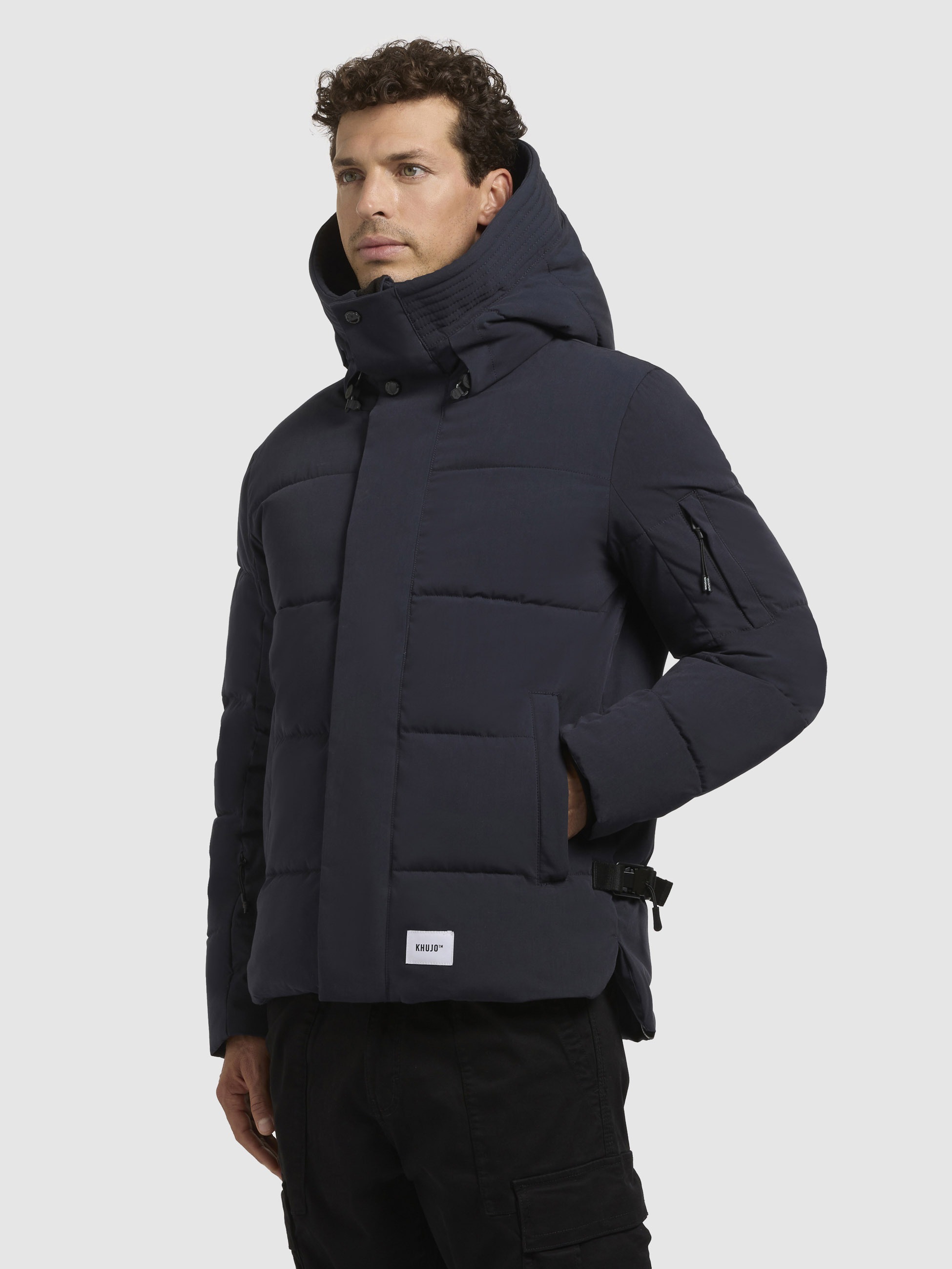 khujo Steppjacke »BARD«, mit Kapuze
