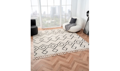 Hochflor-Teppich »Moroccan Mural«, rechteckig