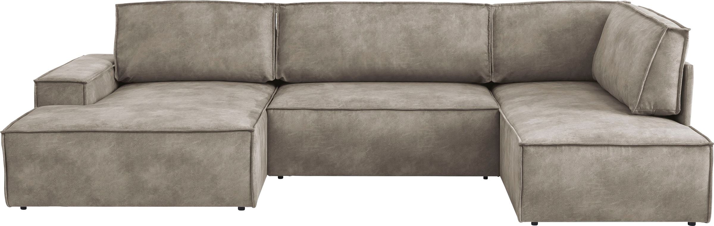 Home affaire Wohnlandschaft "SHERWOOD 329 cm, U-Form, Schlafsofa,", Schlaff günstig online kaufen