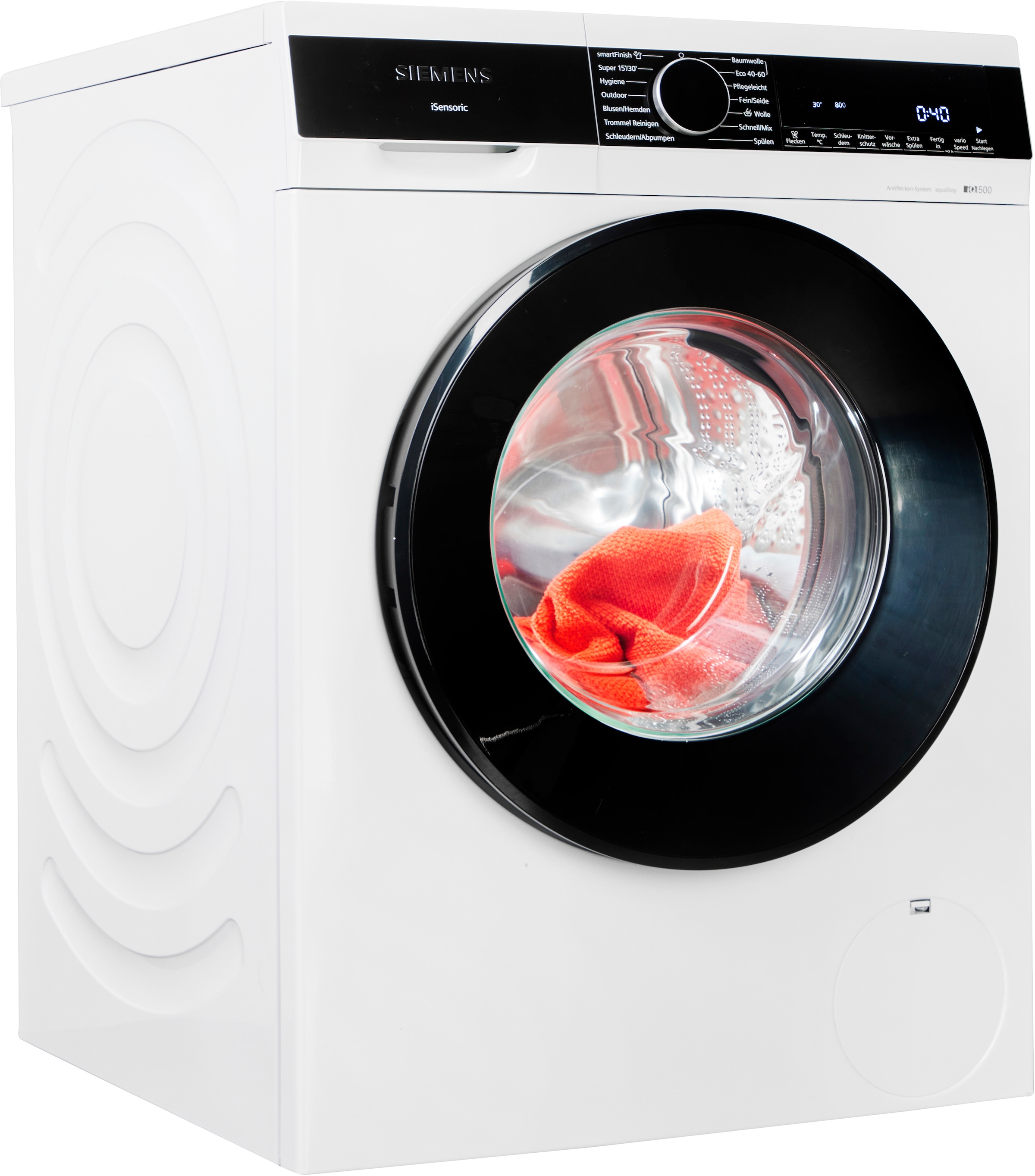 SIEMENS Waschmaschine iQ500 "WG56G2Z41" 10 kg 1600 U/min Knitter-Programm s günstig online kaufen