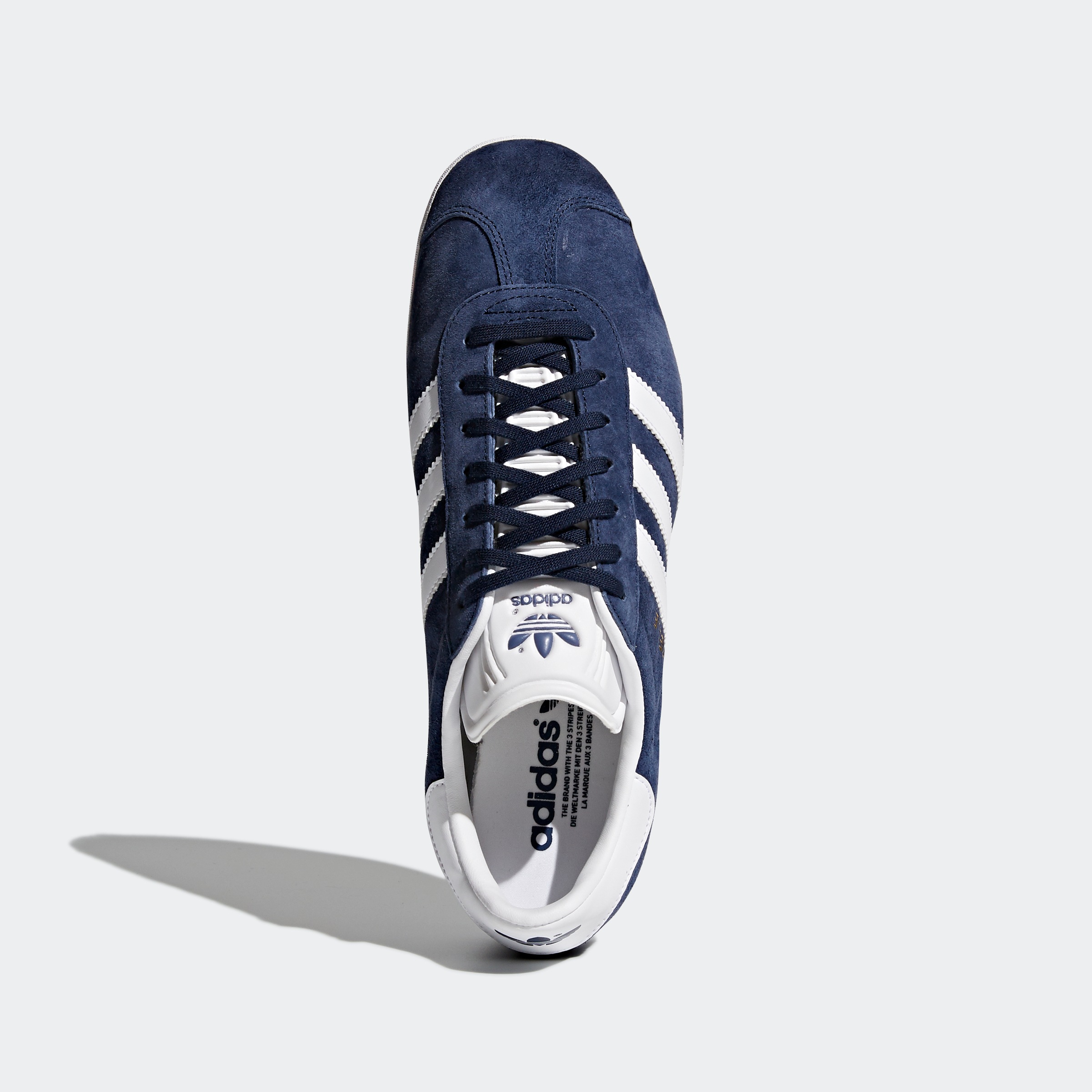 Adidas Originals Baskets Gazelle Collegiate Navy / White / Gold Met EU 38 2/3 Homme 3