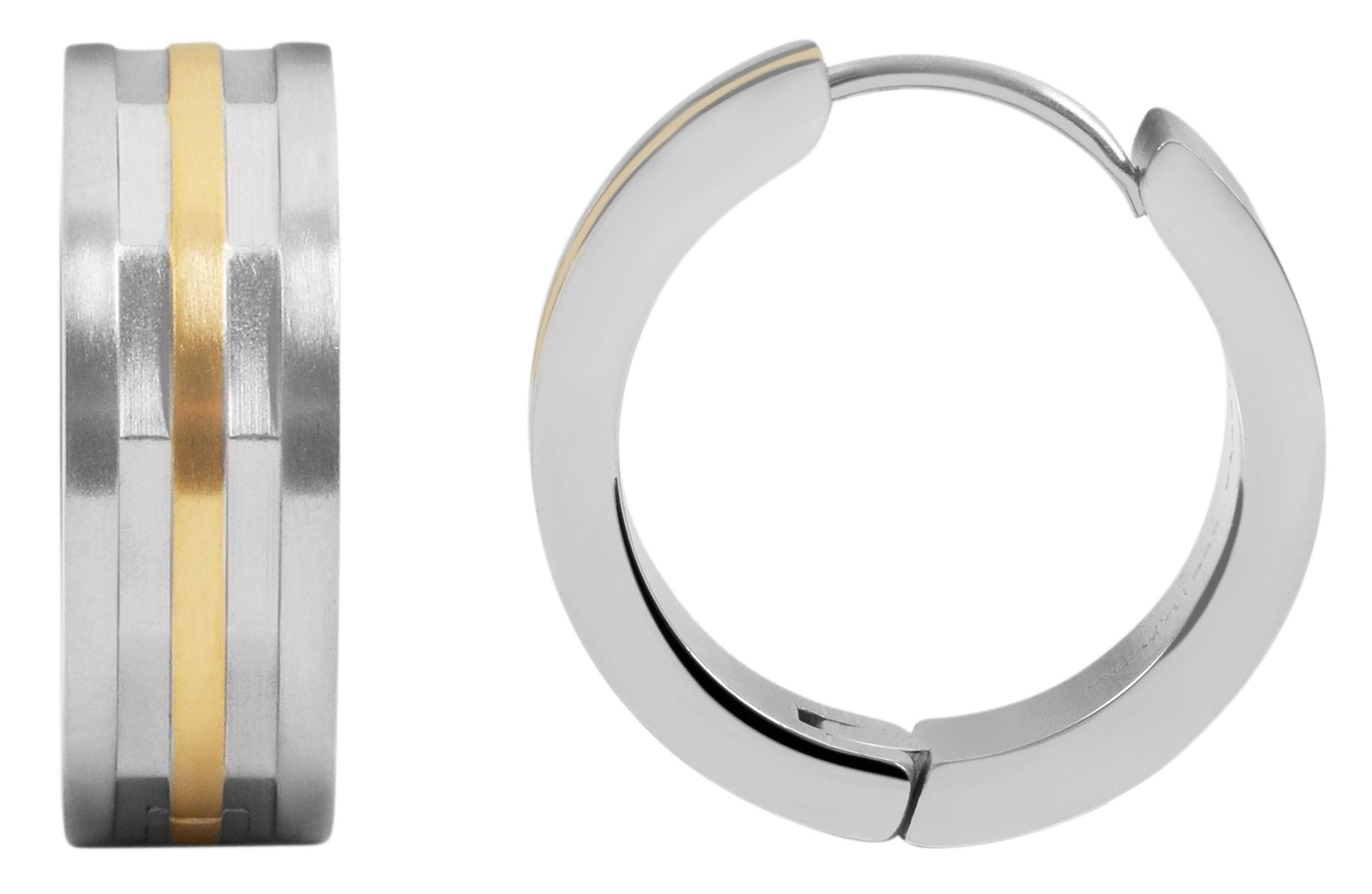 Adelia´s Klappcreolen »Damen Ohrringe – Klappcreole aus Edelstahl« Geschenkidee: zeitlos und vielseitig