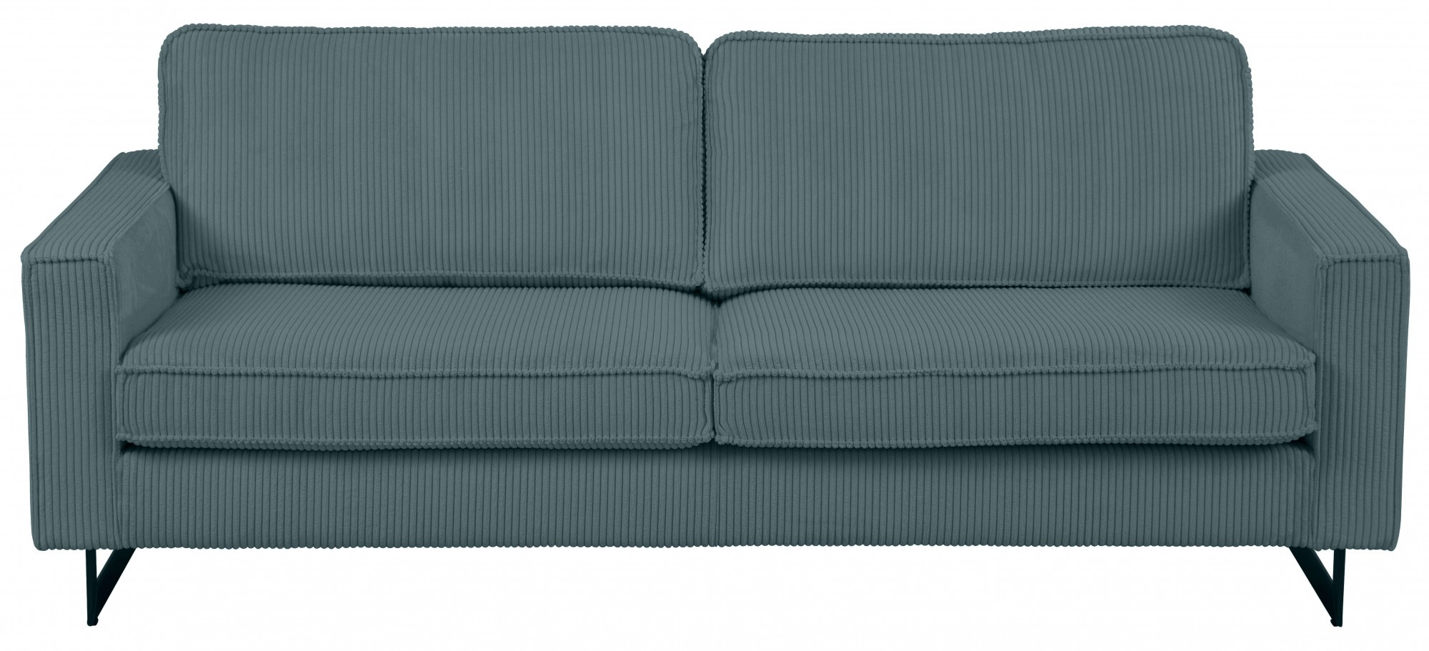 Home affaire 2-Sitzer "Pinto, 166 cm, Cord, Chenille, Lederoptik" mit Keder günstig online kaufen