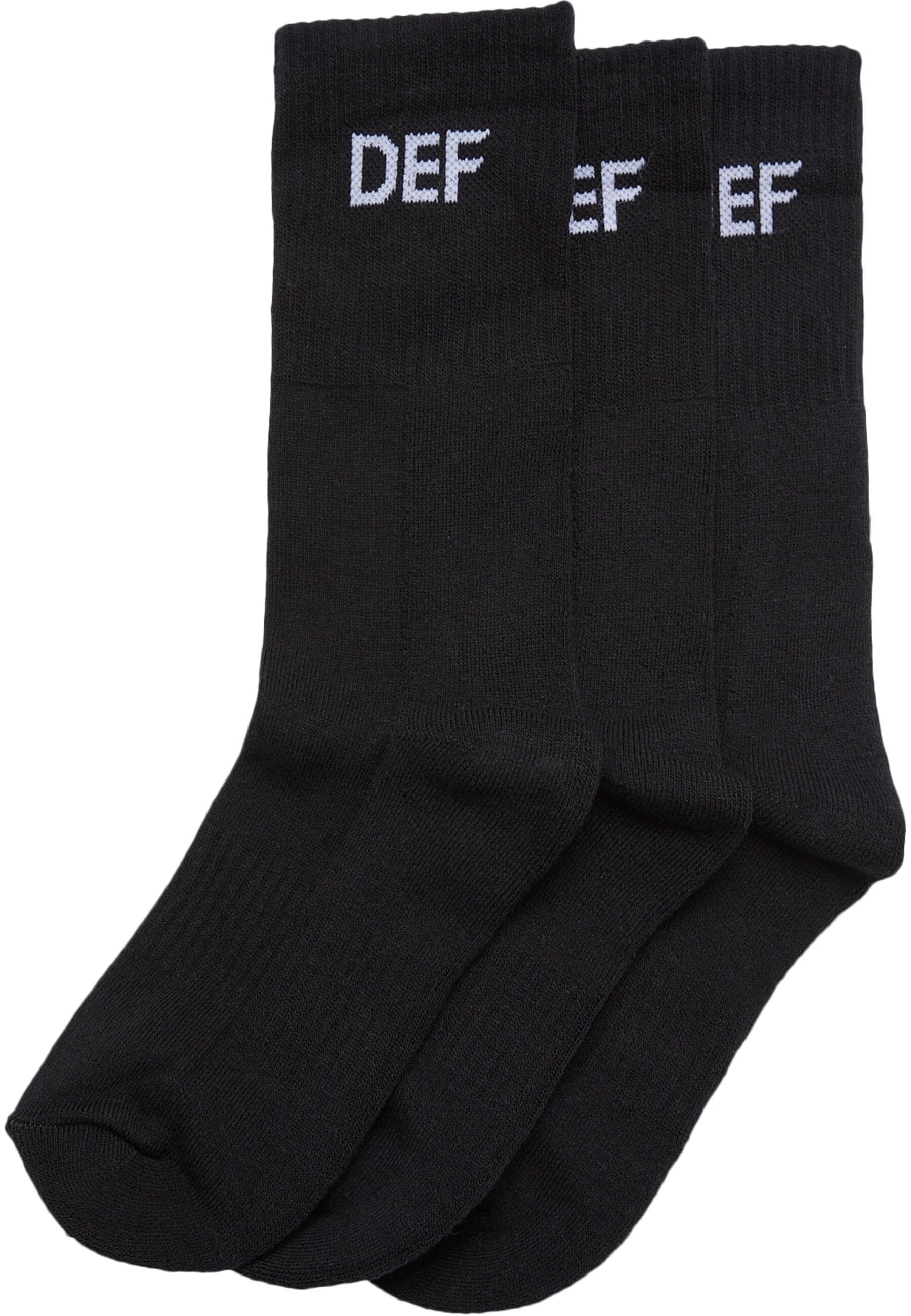 DEF Basicsocken "DEF Damen DEF 3-Pack Socks Black" 1 Stk. tlg. günstig online kaufen