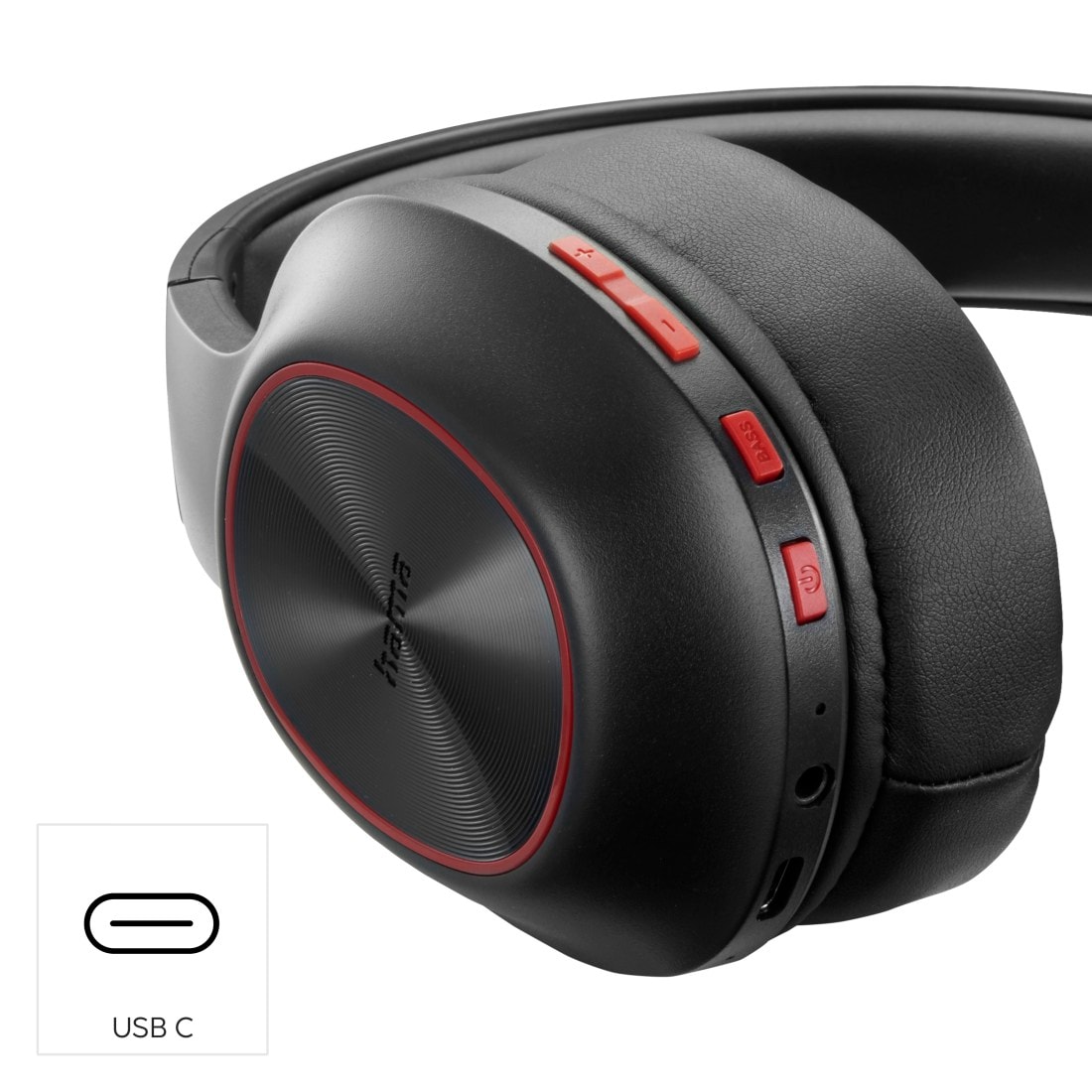 Hama Bluetooth-Kopfhörer »Over-Ear-Kopfhörer Bluetooth (faltbar, Bass Boost, 60h Akku, kabellos)«, Bluetooth