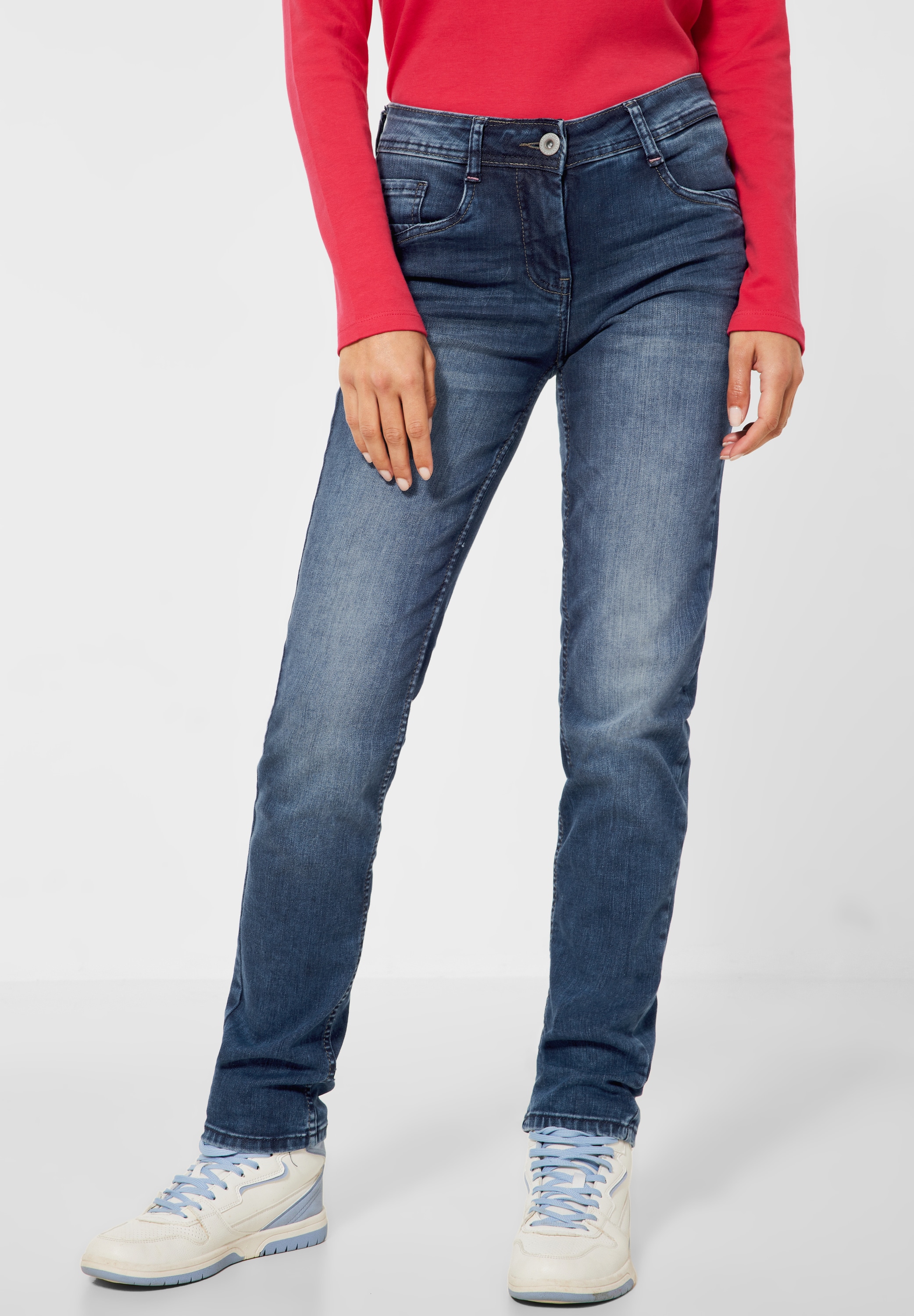 Cecil Slim-fit-Jeans, 5-Pocket-Style