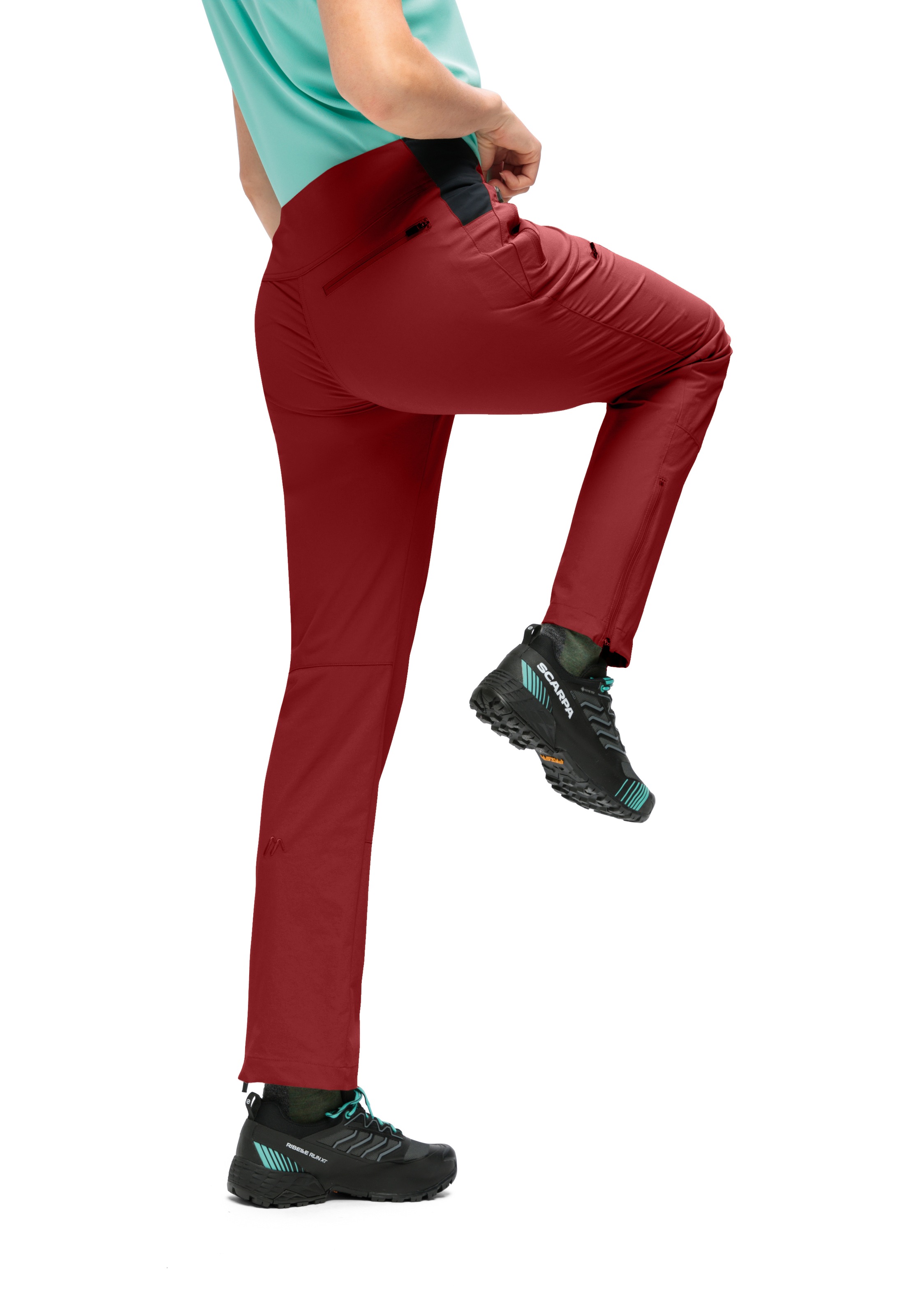 Maier Sports Outdoorhose »Inara slim Vario«, Damen Wanderhose, Funktionshose mit Variobund und 4 Taschen, Slim Fit