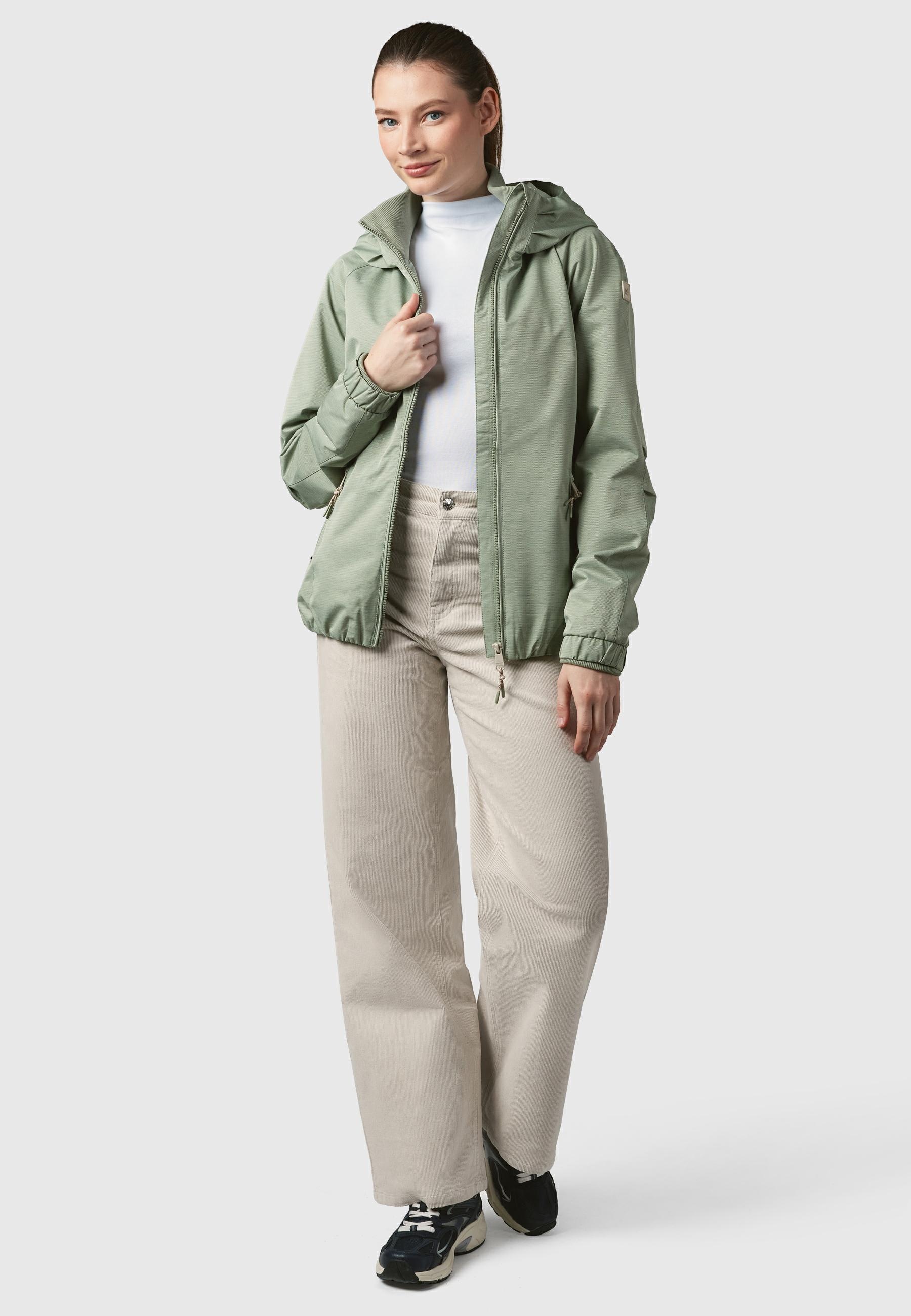 Ragwear Outdoorjacke »Dizzie Tech«, mit Kapuze, Wasserdichte Damen Übergangsjacke mit großer Kapuze