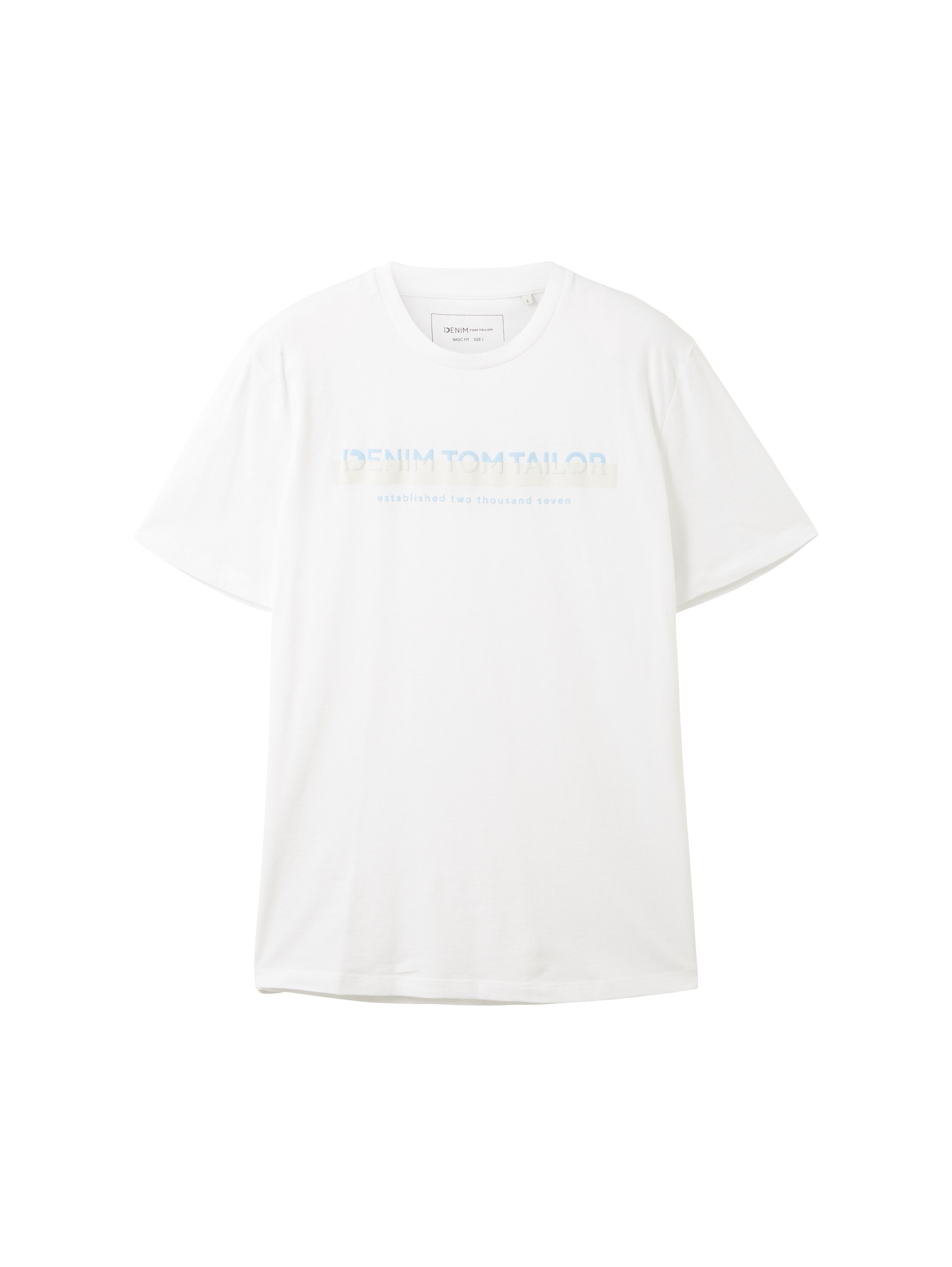TOM TAILOR Denim T-Shirt, mit Logofrontprint