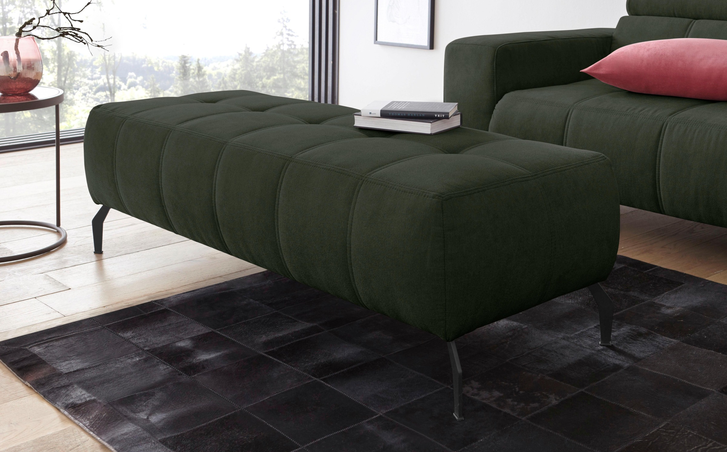 DOMO collection Hocker »Trento, mit Kufenfuß oder Einzelfuß«, passend zur Serie Trento
