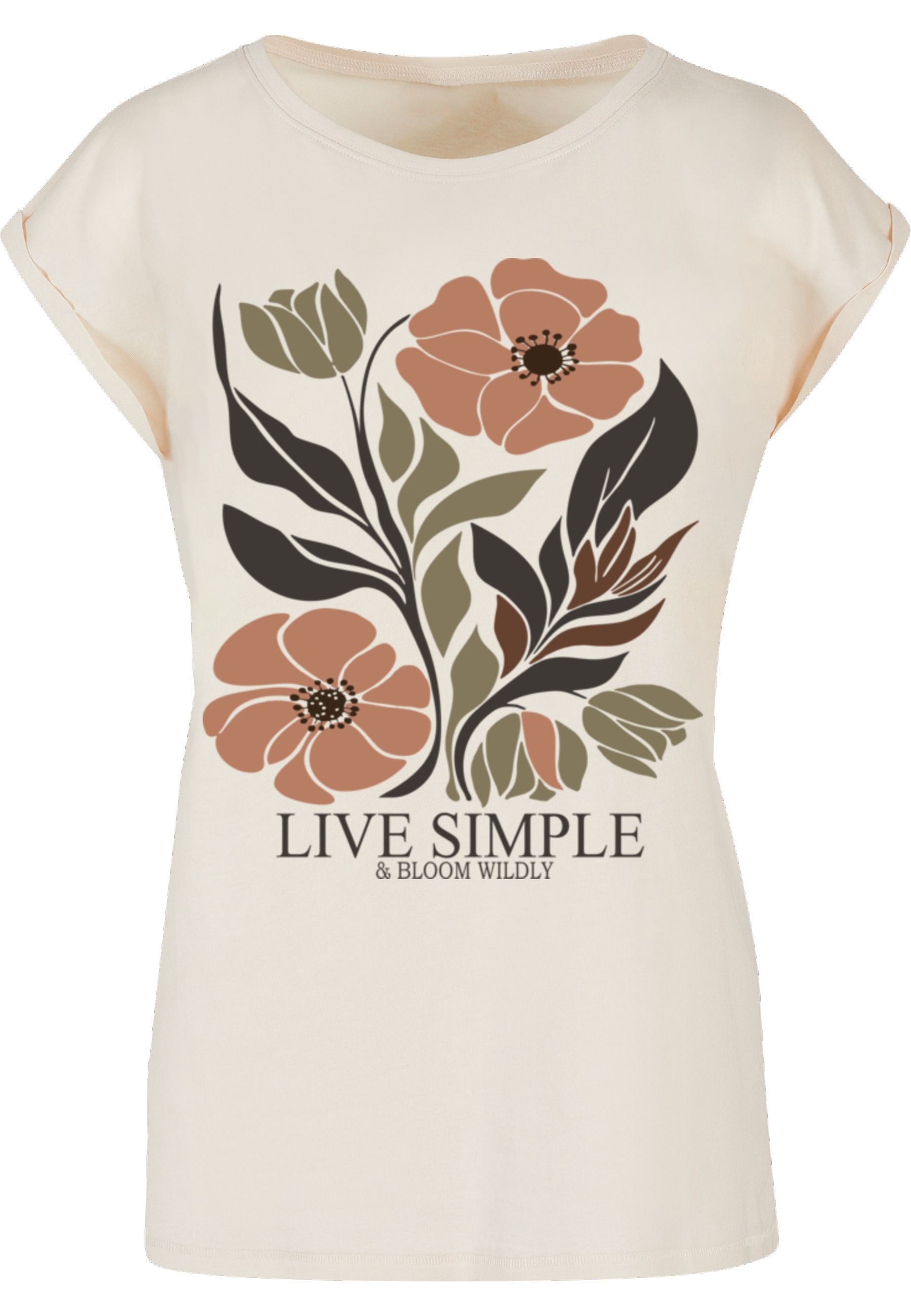 CLOUD 5IVE T-Shirt "CLOUD 5IVE Ladies 77 Live Simple Sand Tee" 1 Stk. günstig online kaufen
