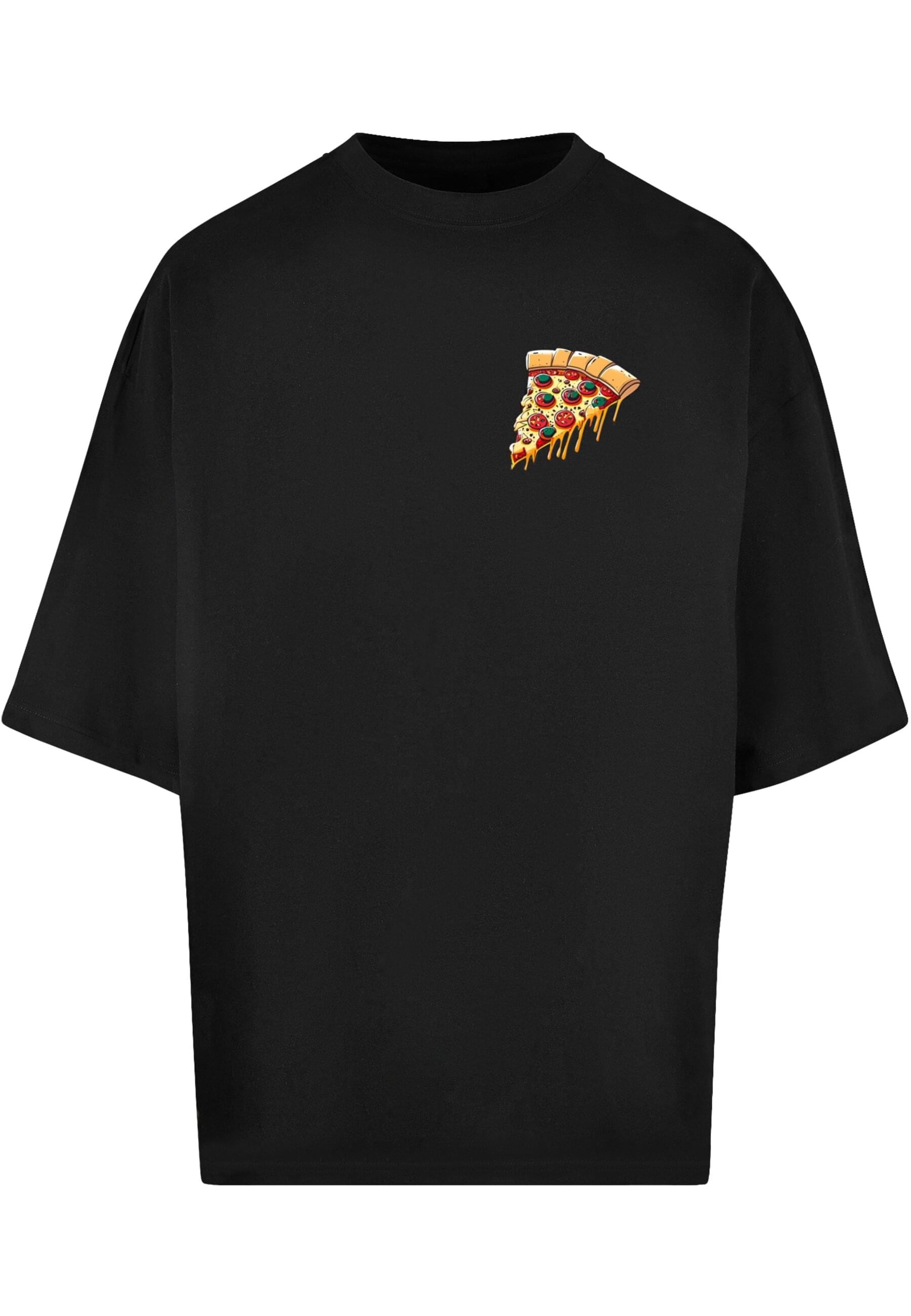 Merchcode T-Shirt »Merchcode Herren Pizza Comic Huge Tee«, (1 tlg.)