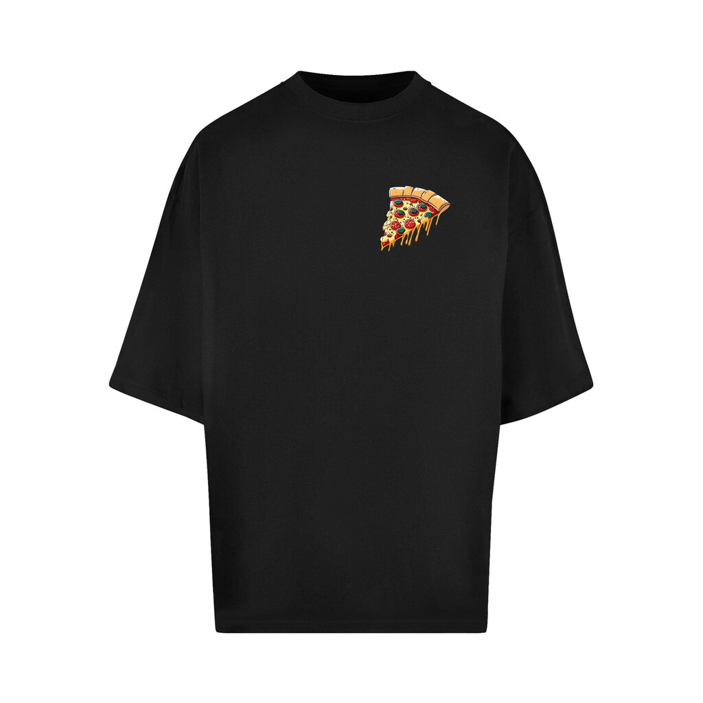Merchcode T-Shirt »Merchcode Herren Pizza Comic Huge Tee«, (1 tlg.)