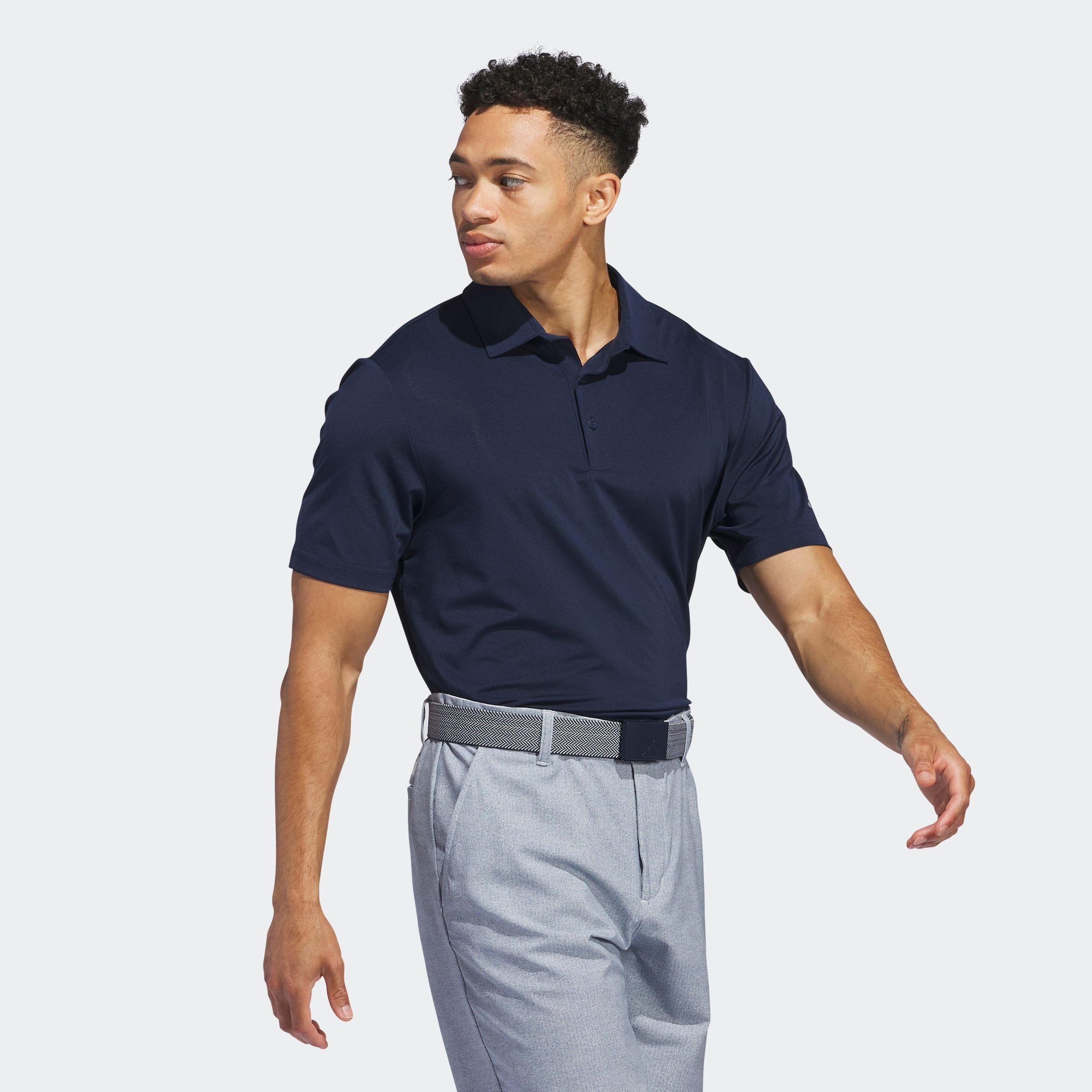 Poloshirt ADIDAS PERFORMANCE "ULTIMATE365 SOLID", Herren, Gr. XL, collegiate navy, Obermaterial: 88% Polyester, 12% Elasthan, Shirts 5