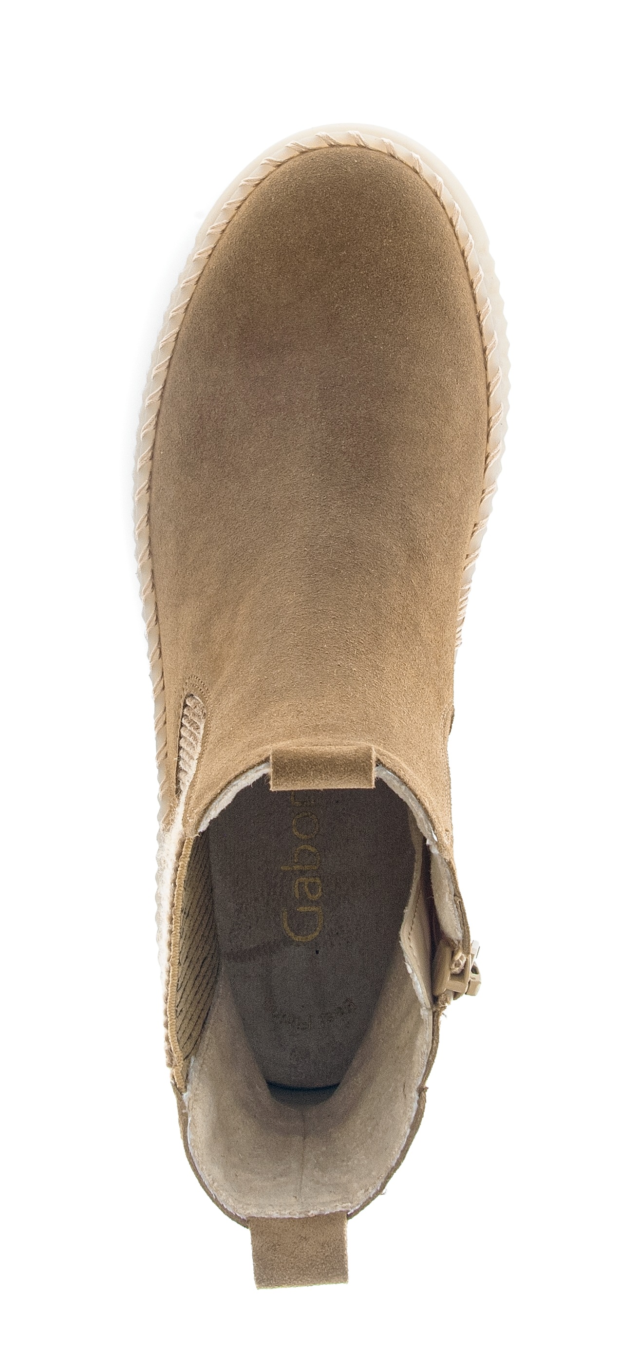 Gabor Chelseaboots, Plateau, Stiefelette mit Stretcheinsatz an der Außenseite
