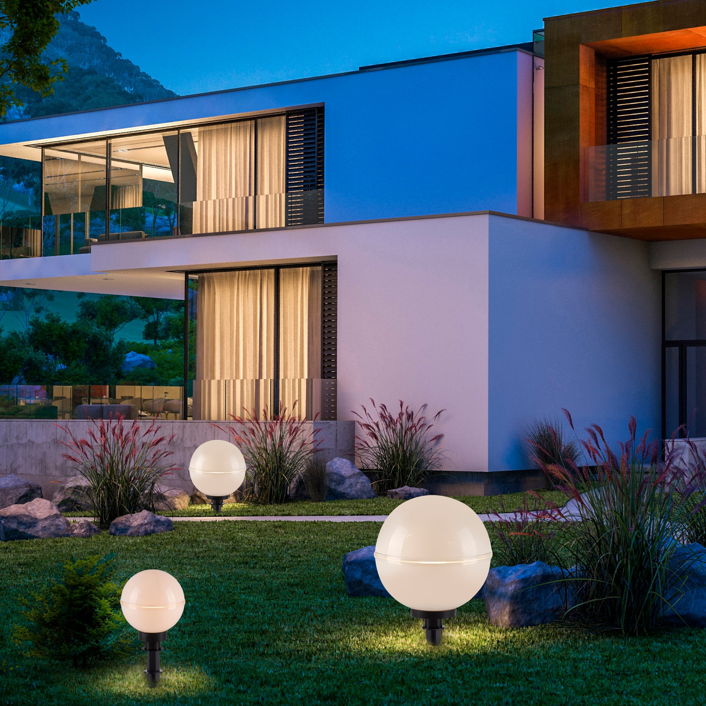 JUST LIGHT Kugelleuchte "HEMIS" E27 1 Stk. günstig online kaufen