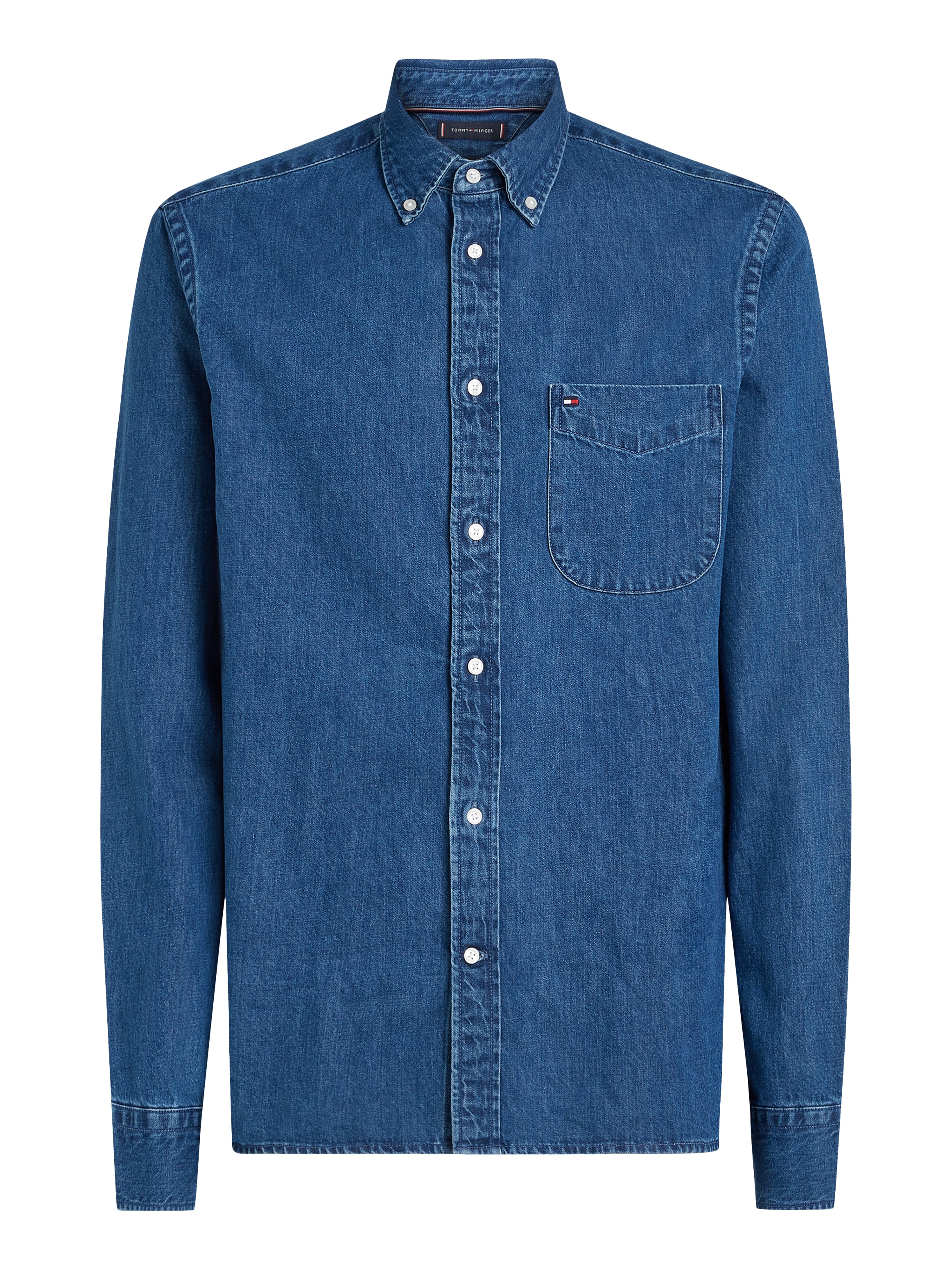 Tommy Hilfiger Jeanshemd »DENIM RF SHIRT«, mit Brusttasche