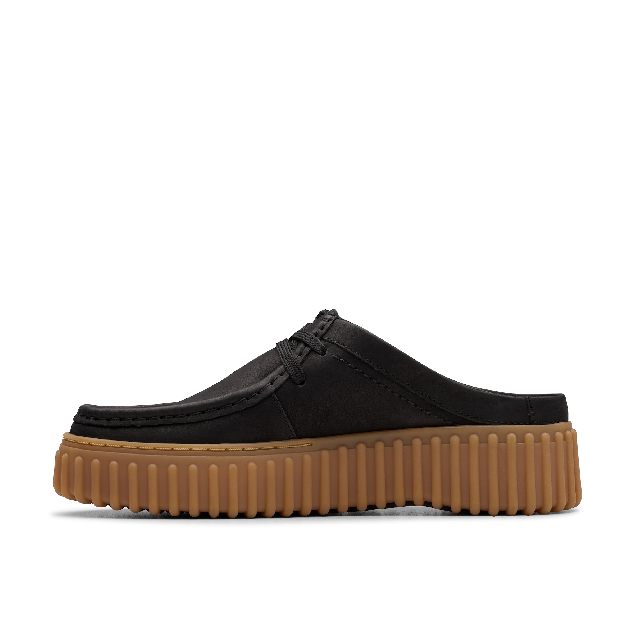 Clarks Clog »Torhill Mule«, Plateausandale, Mules mit Plateausohle und Ziernaht