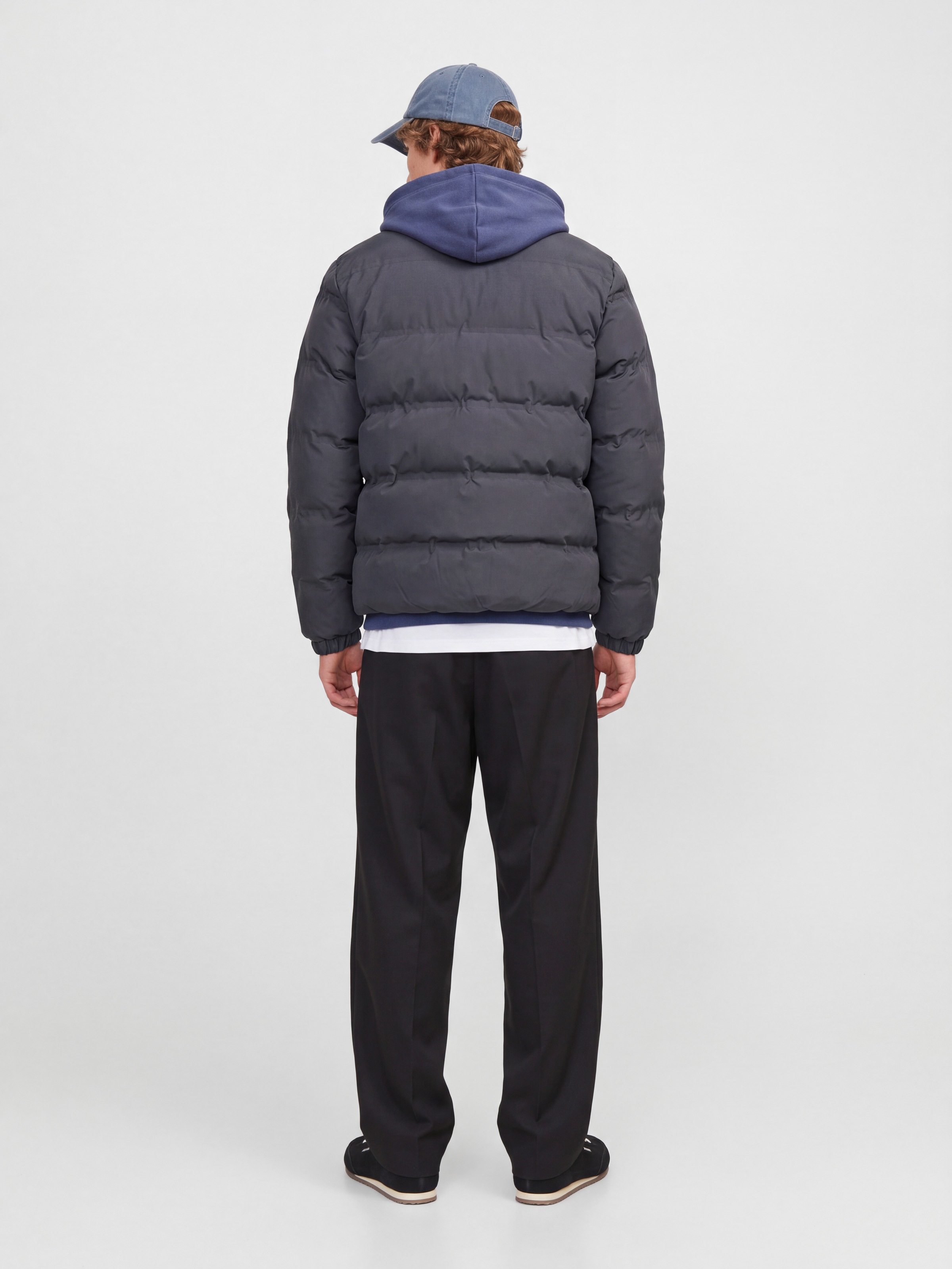 Jack & Jones Steppjacke »JJSAGE PUFFER JACKET BF« mit Kapuze Kunstfaser, regular fit