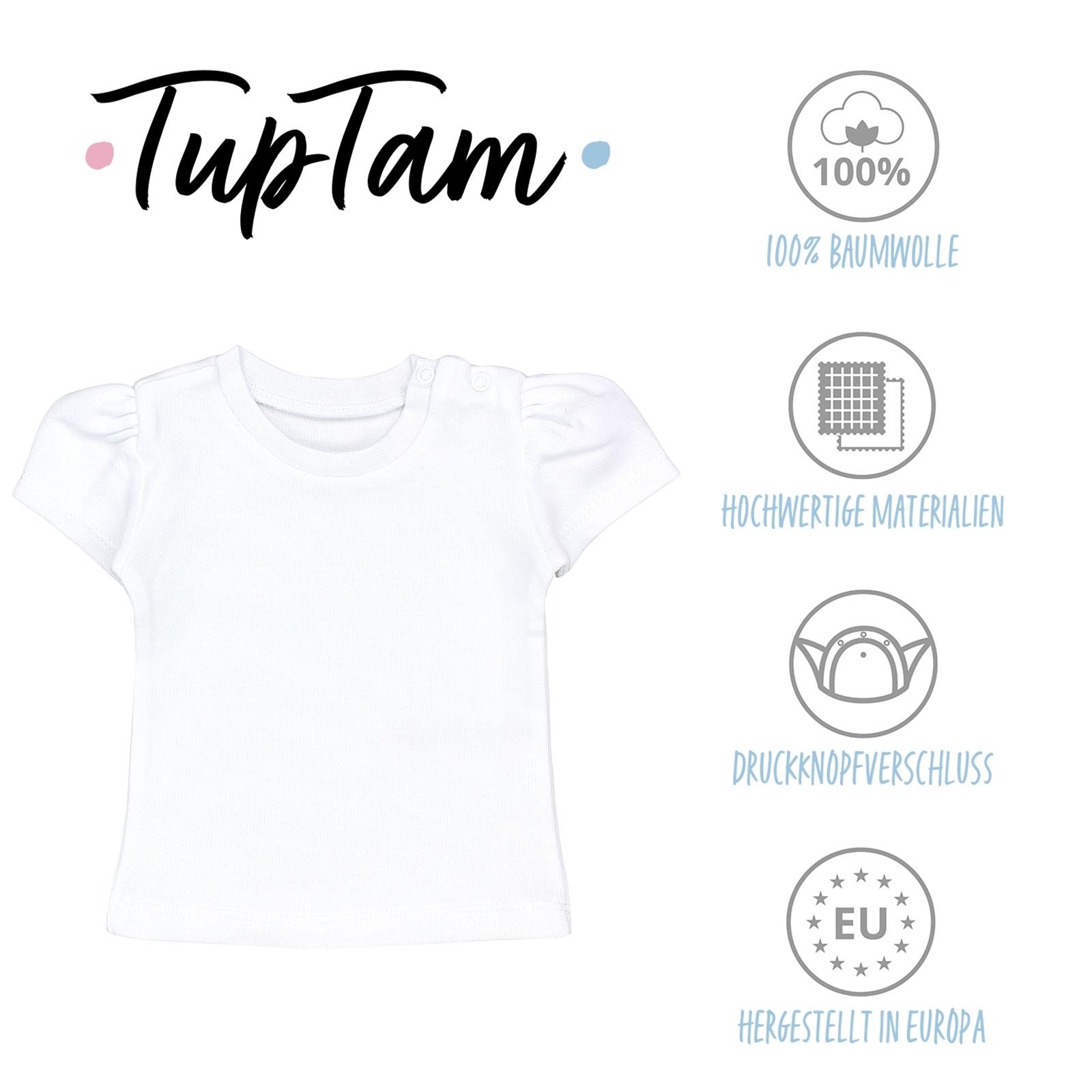 TupTam T-Shirt »Shirt Baby Mädchen Kurzarm T-Shirt 5er Set«