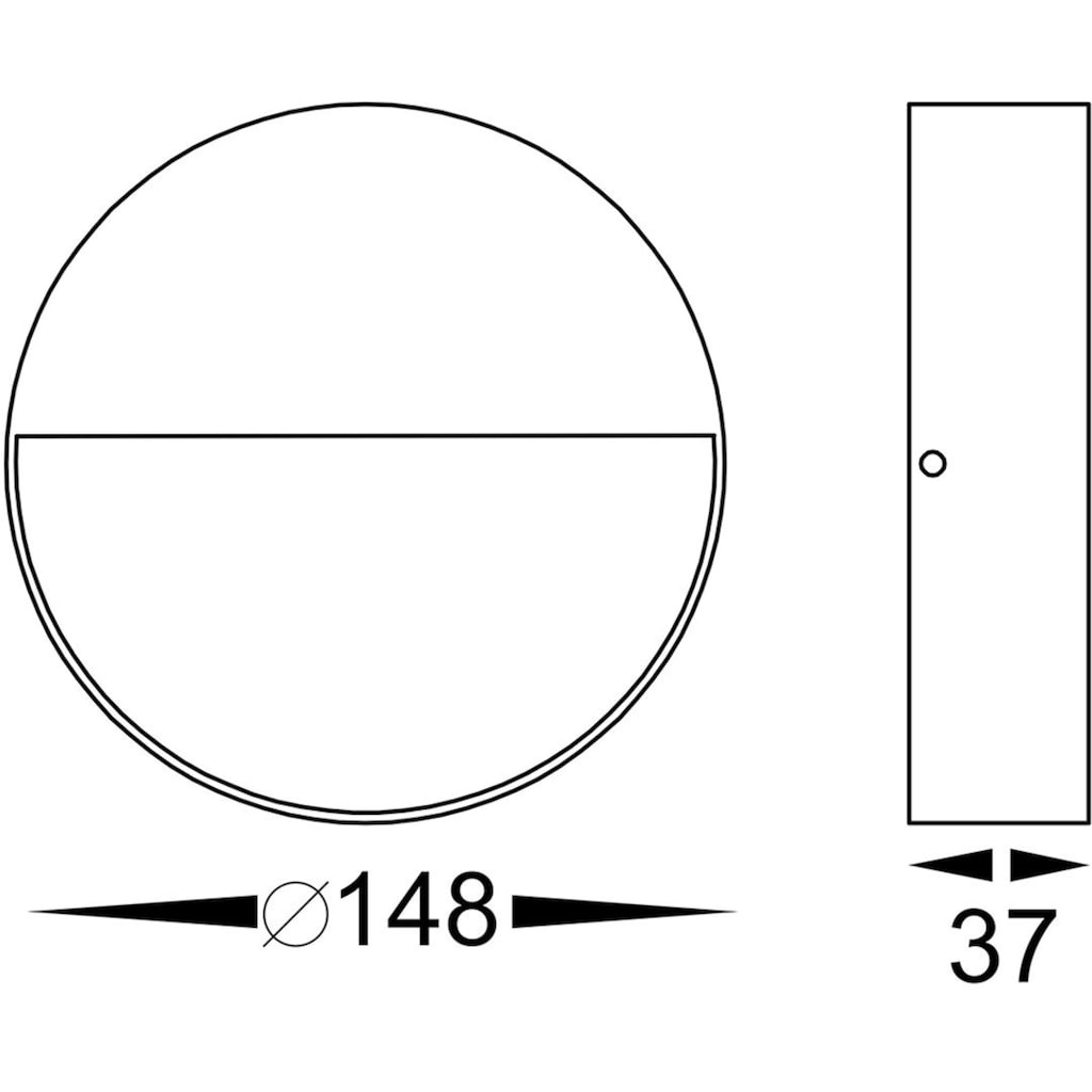 Havit Lighting LED Wandleuchte »VIRSMA«, 1 flammig-flammig