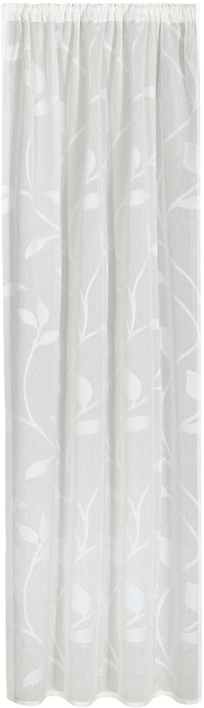 Thumbnail - Gerster Gardine "Orsina" Kräuselband 1 Stk. tlg. Fertigschal - nature line