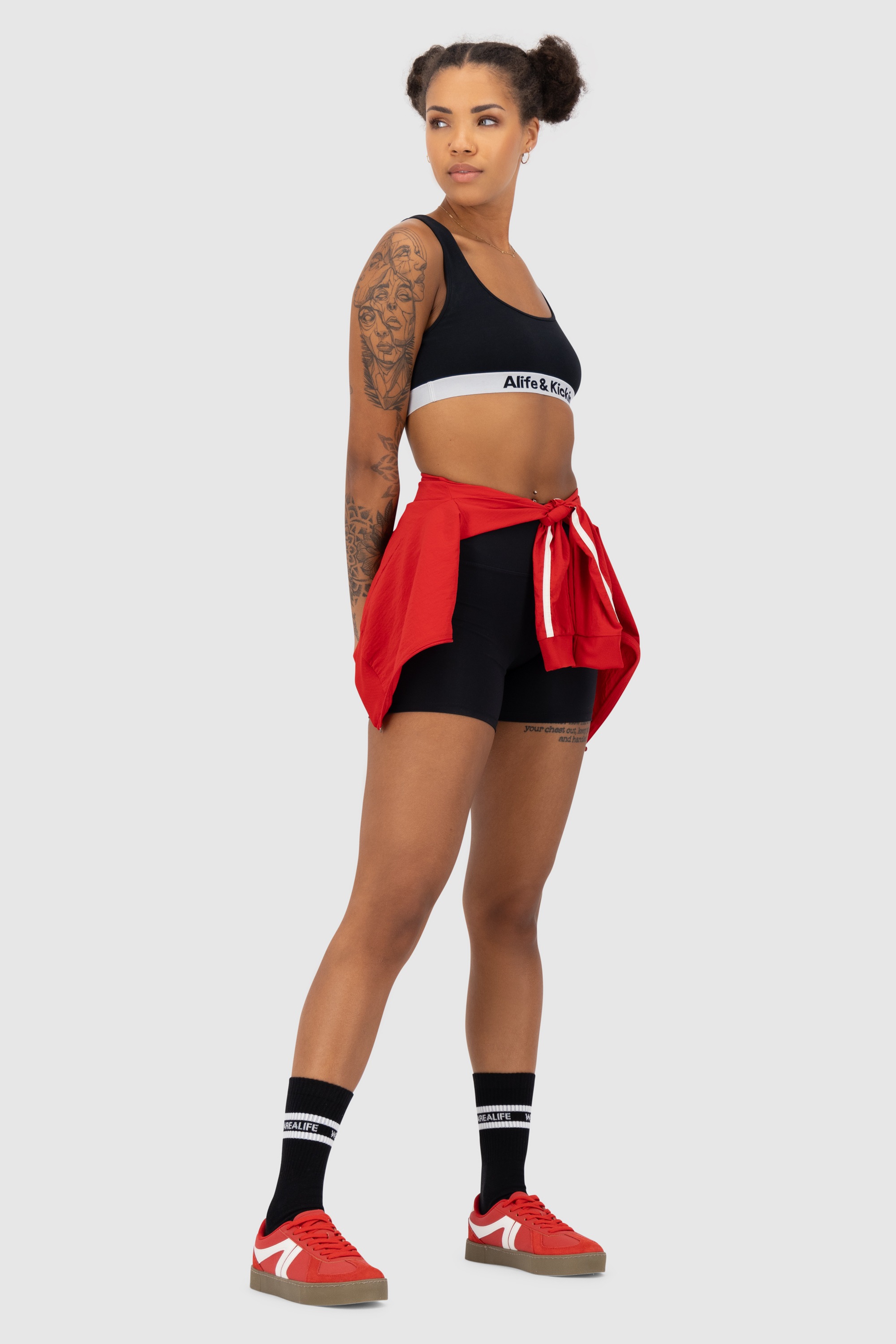 Alife & Kickin Tennissocken »Damen 6 PACK - HenjaAK«, (Spar-Set), sportliche Tennissocken mit Streifen, aus Baumwolle mit weichem Bund
