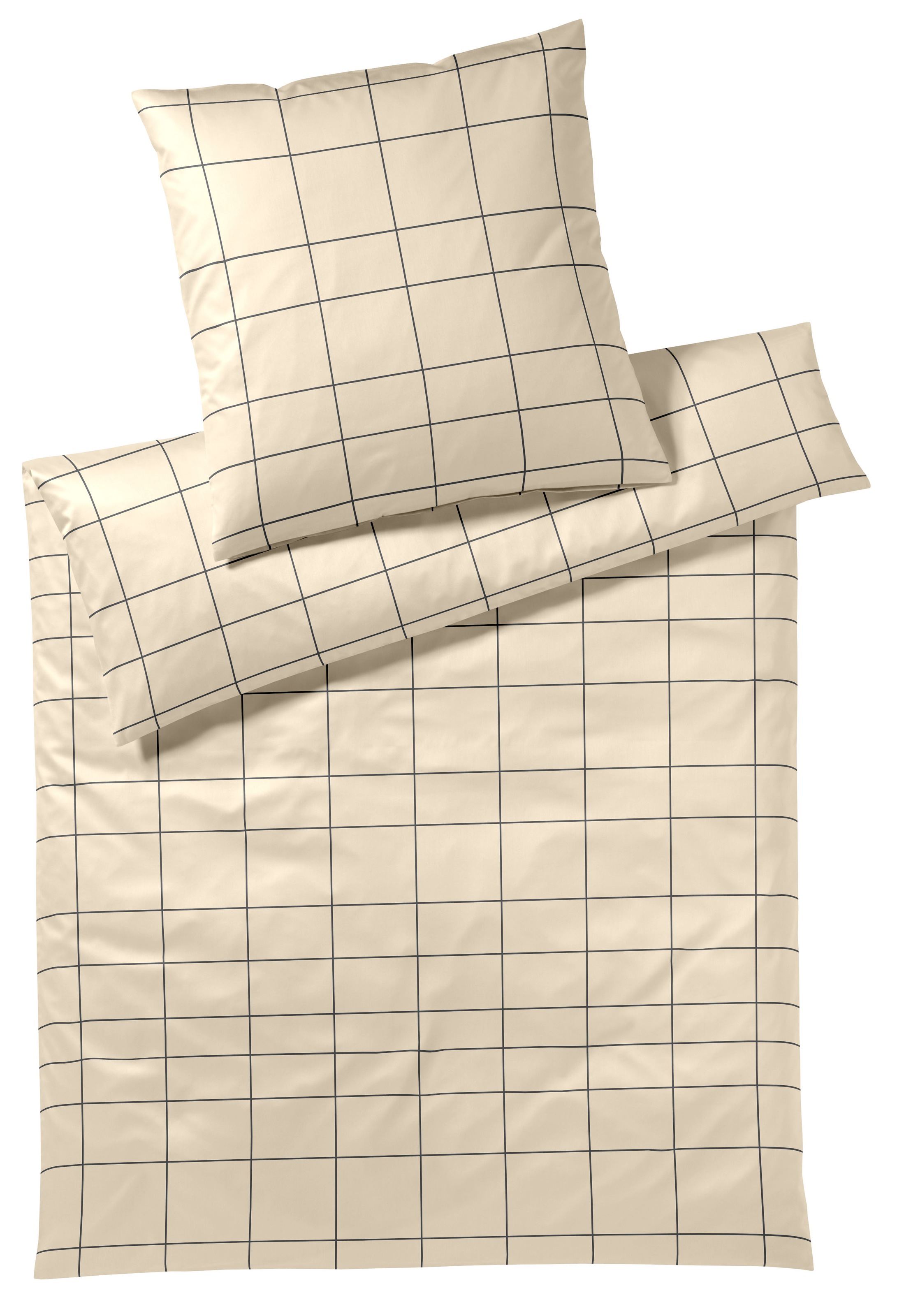 Elegante Bettwäsche "Cross" 2 Stk. angenehmes Hautgefühl günstig online kaufen