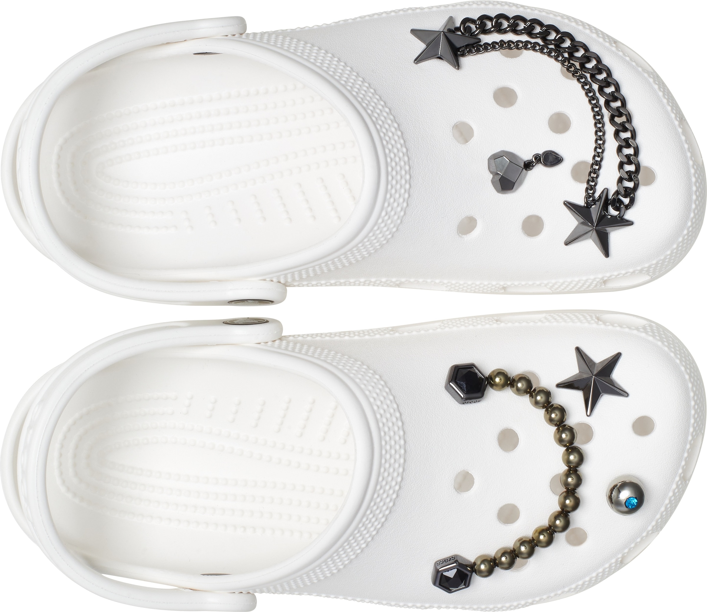 Crocs Schuhanstecker »Jibbitz™ Punk Gunmetal«, (Set, 5 tlg., Kein Spielzeug. Nicht für Kinder unter 3 Jahren geeignet), Charm, Anstecker für Crocs Schuhe