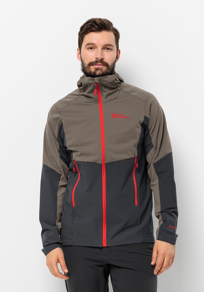 Jack Wolfskin Outdoorjacke "BRISSTAL HOODY M", mit Kapuze