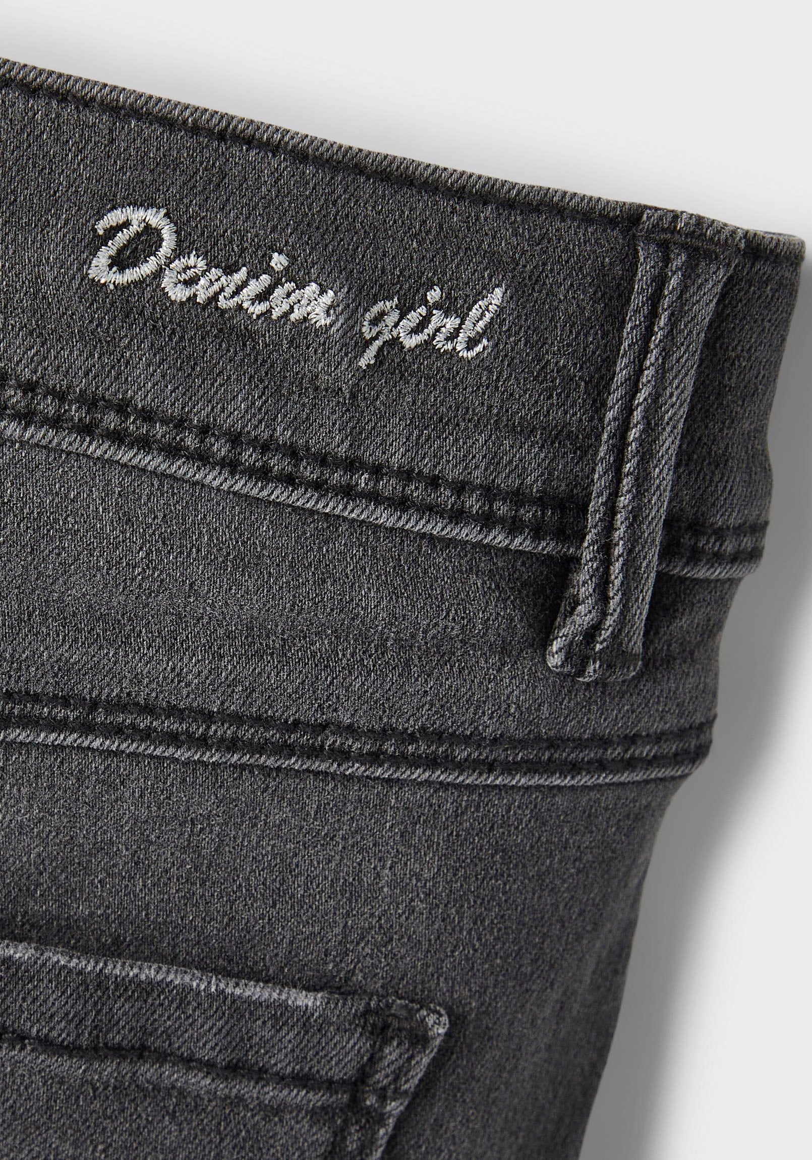 PANT DNMTHRIS »NKFPOLLY BAUR It Name Black | HW PB« Friday Skinny-fit-Jeans