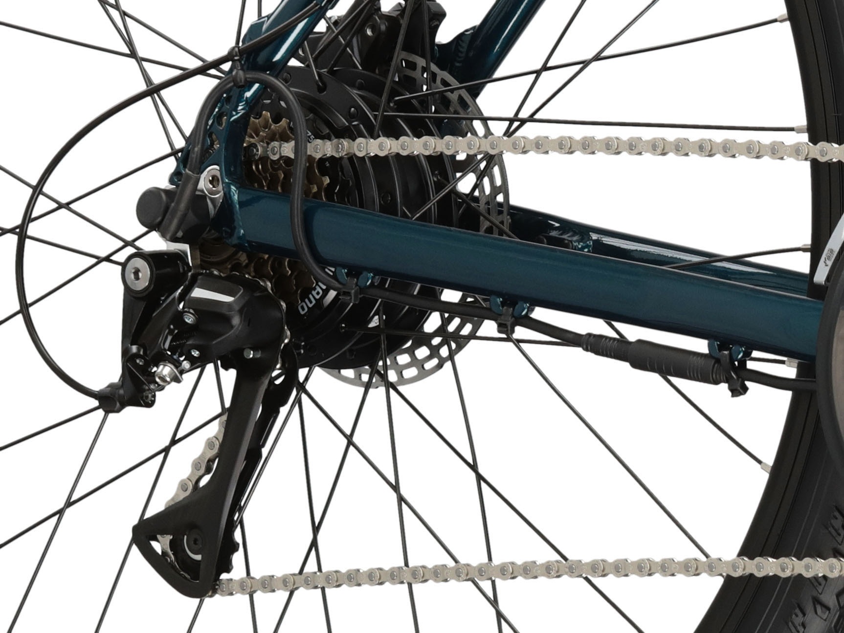 Kross E-Bike »E-MTB Hexagon Boost ZZ 29 Zoll blau«, 21 Gang, Shimano, ACERA M3020, Heckmotor 250 W